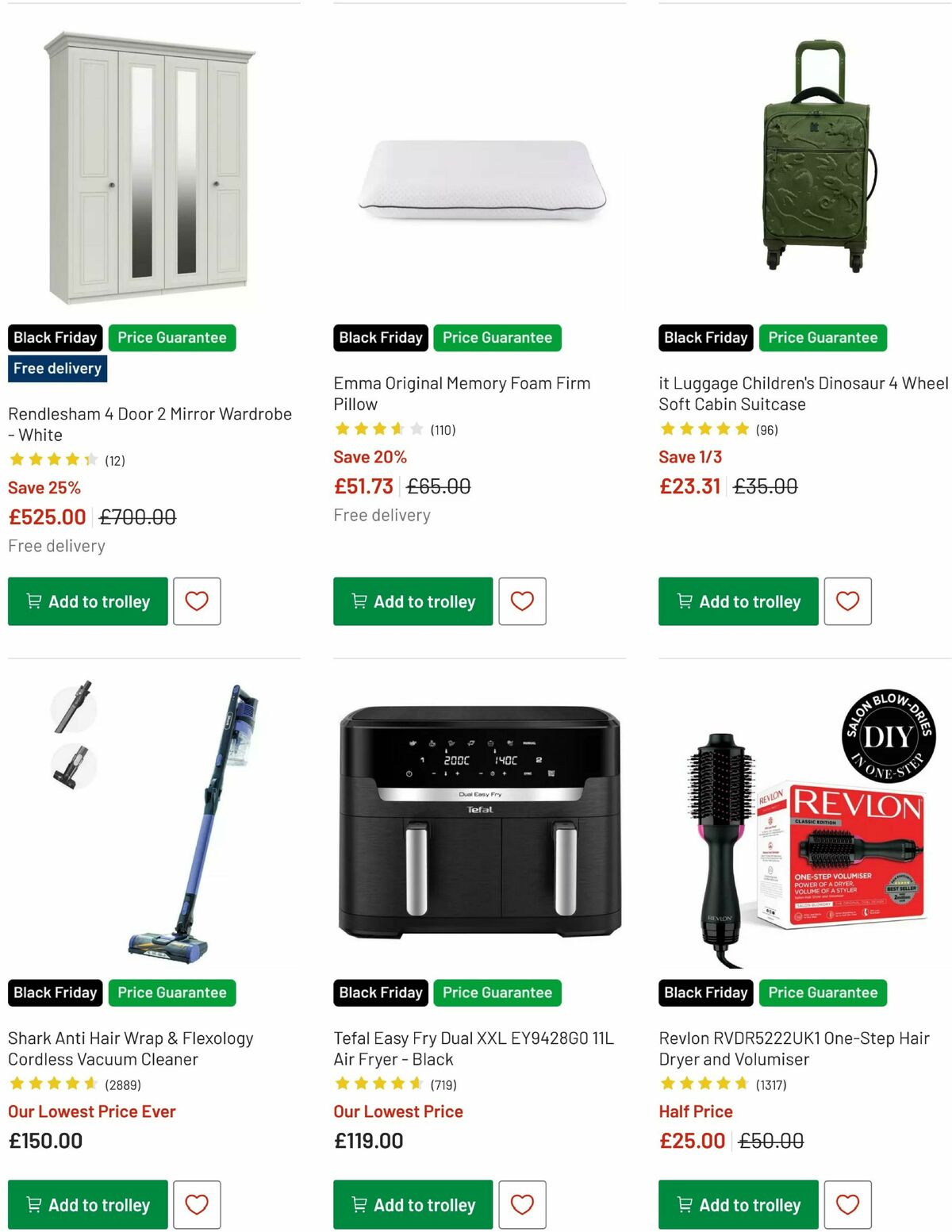 Argos Offers from 12 November