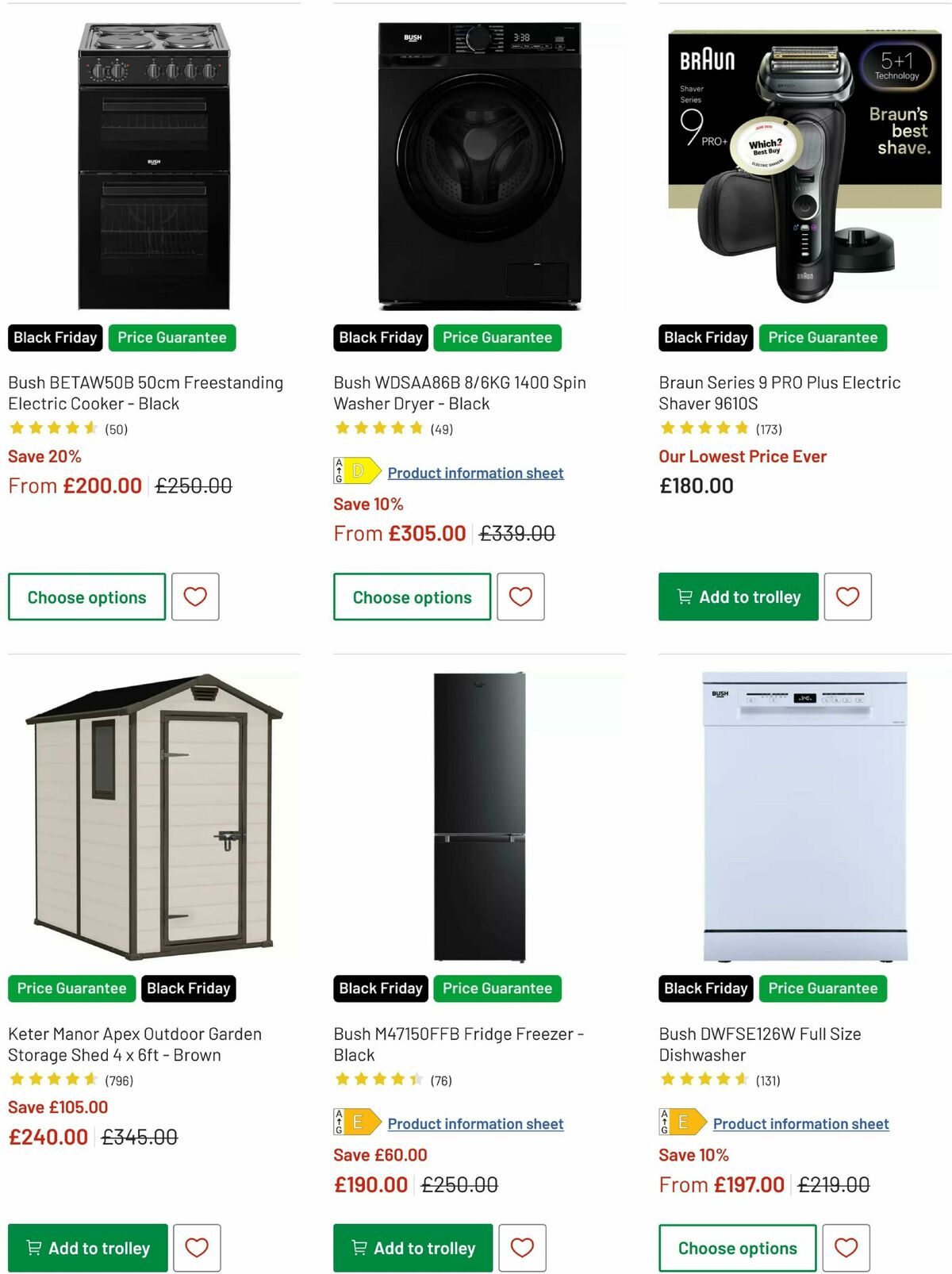 Argos Offers from 12 November