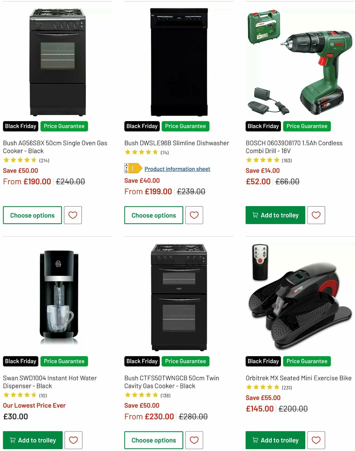 Argos Offers from 12 November