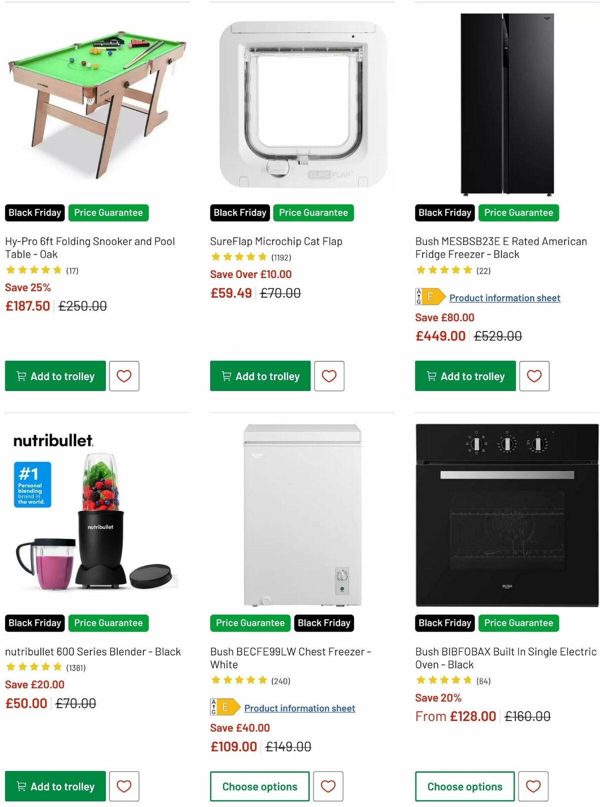 Argos Offers from 12 November