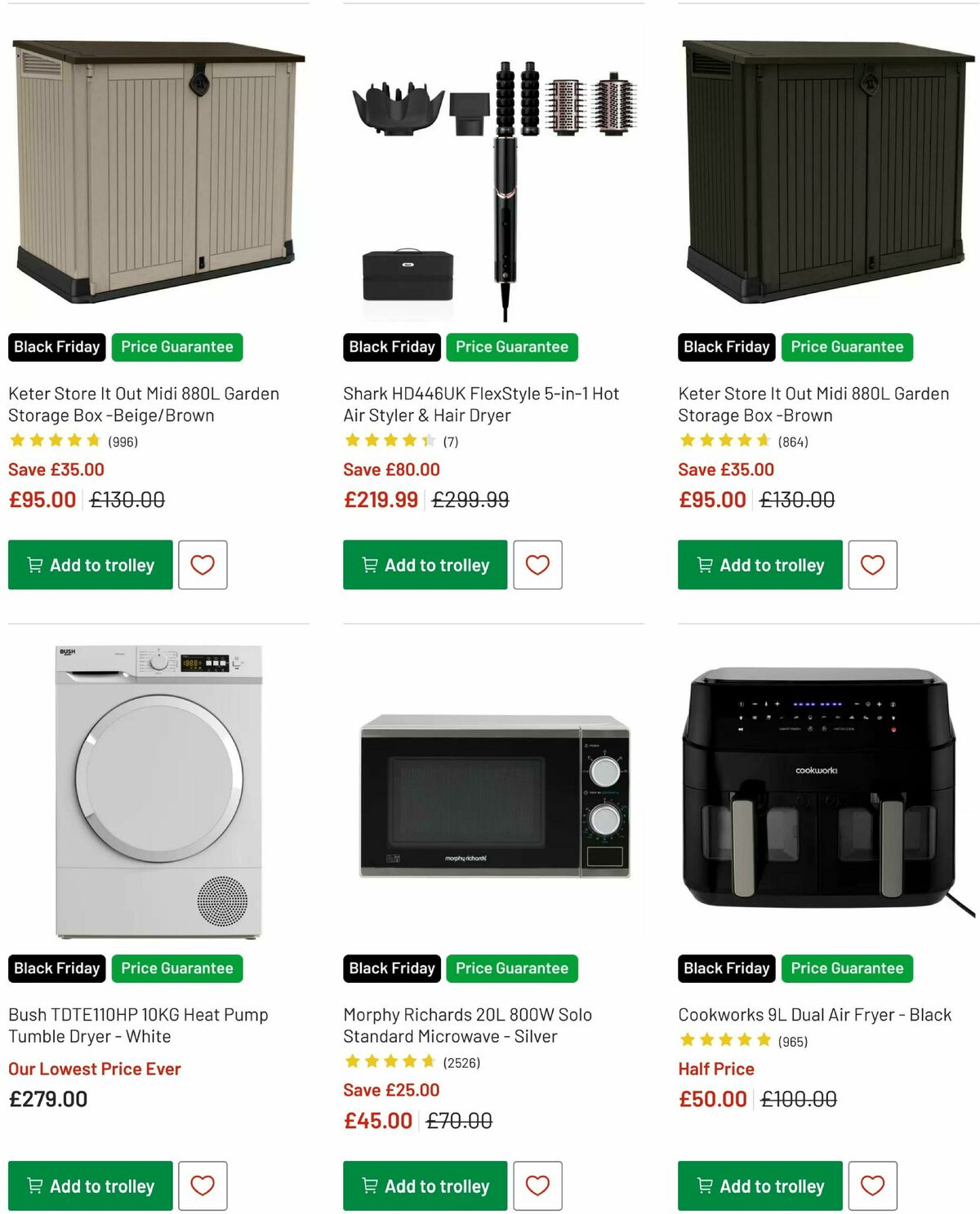 Argos Offers from 12 November