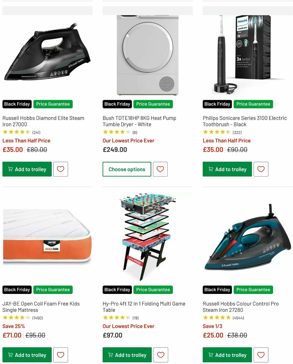 Argos Offers from 12 November