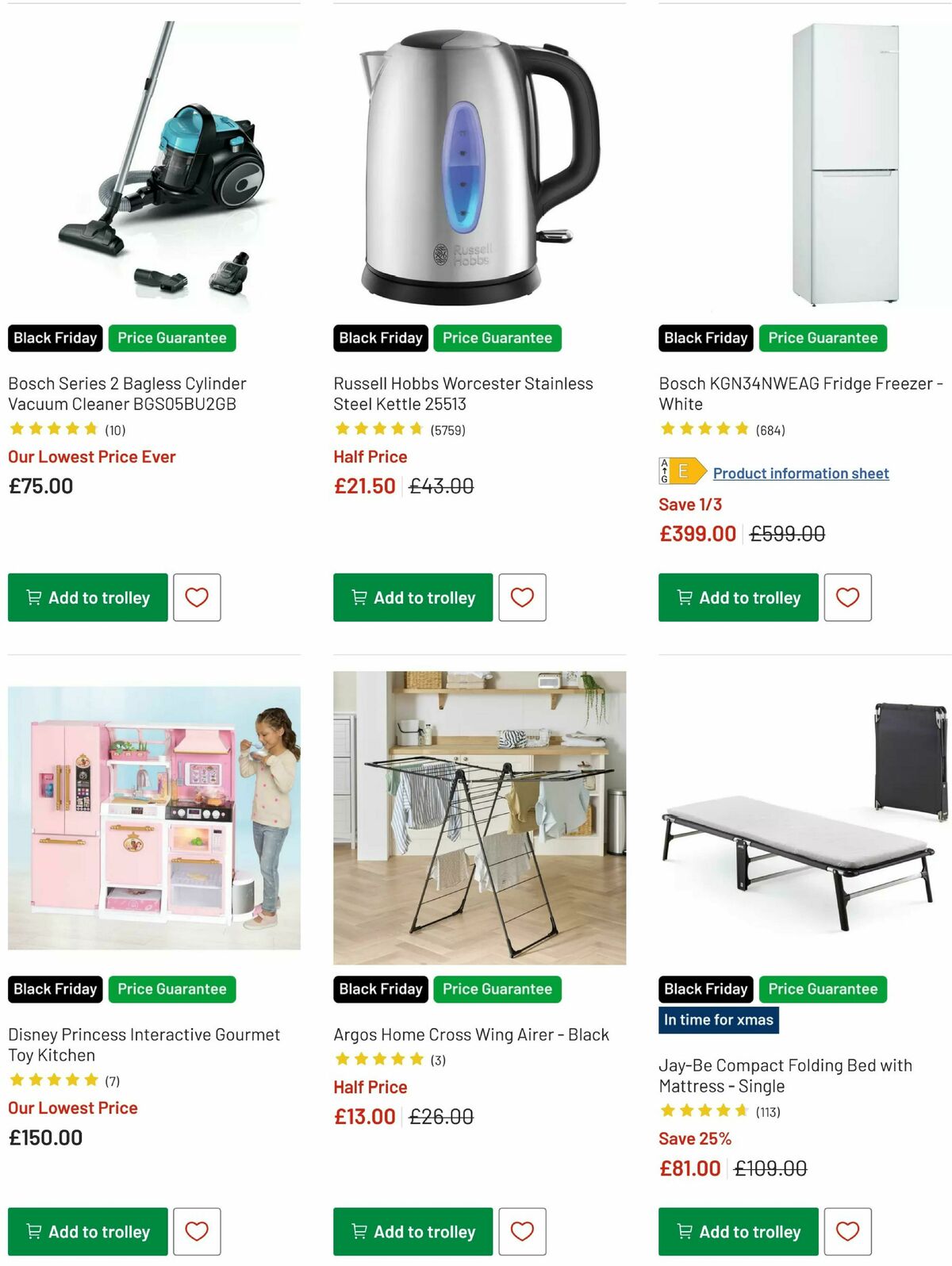 Argos Offers from 12 November