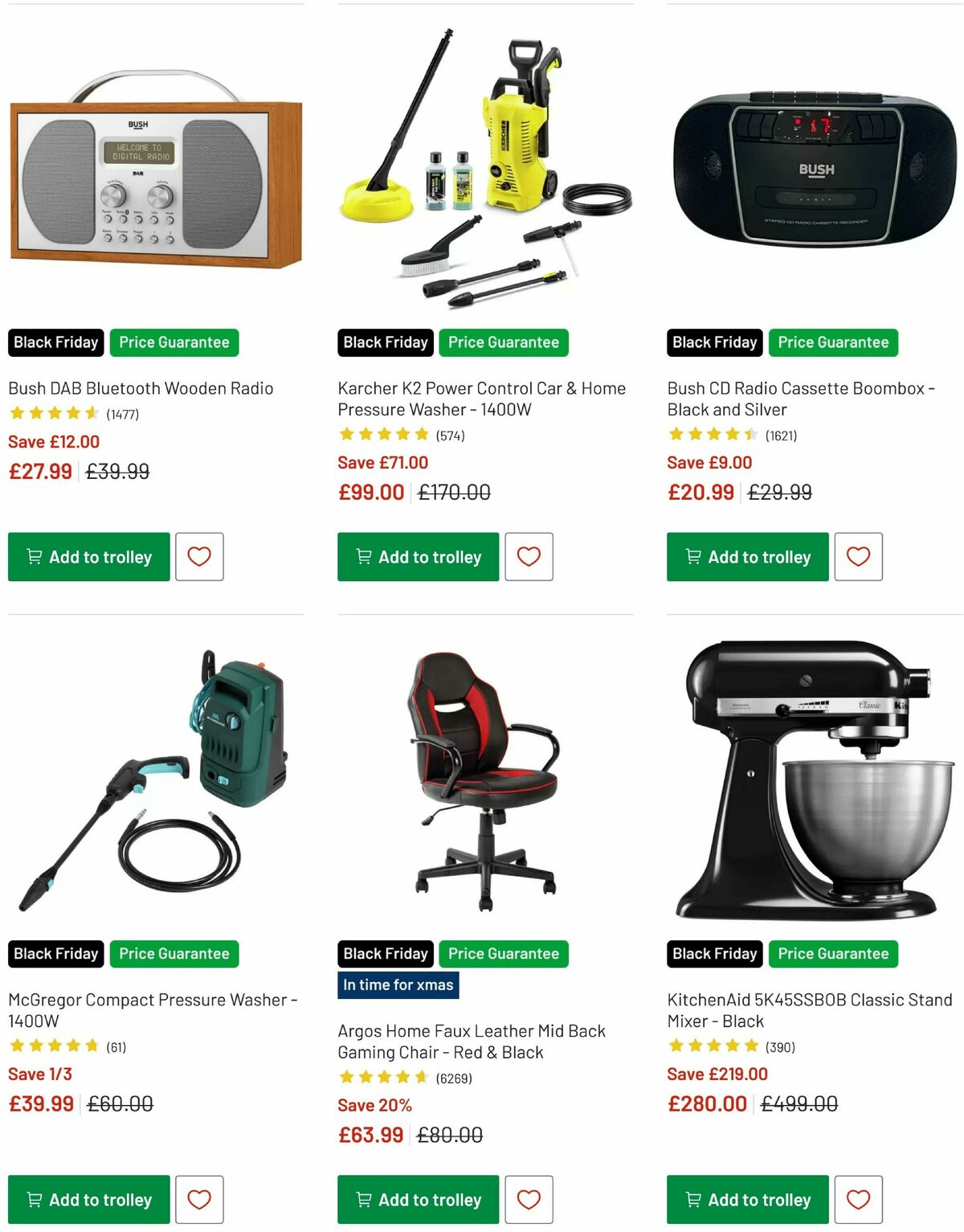 Argos Offers from 12 November