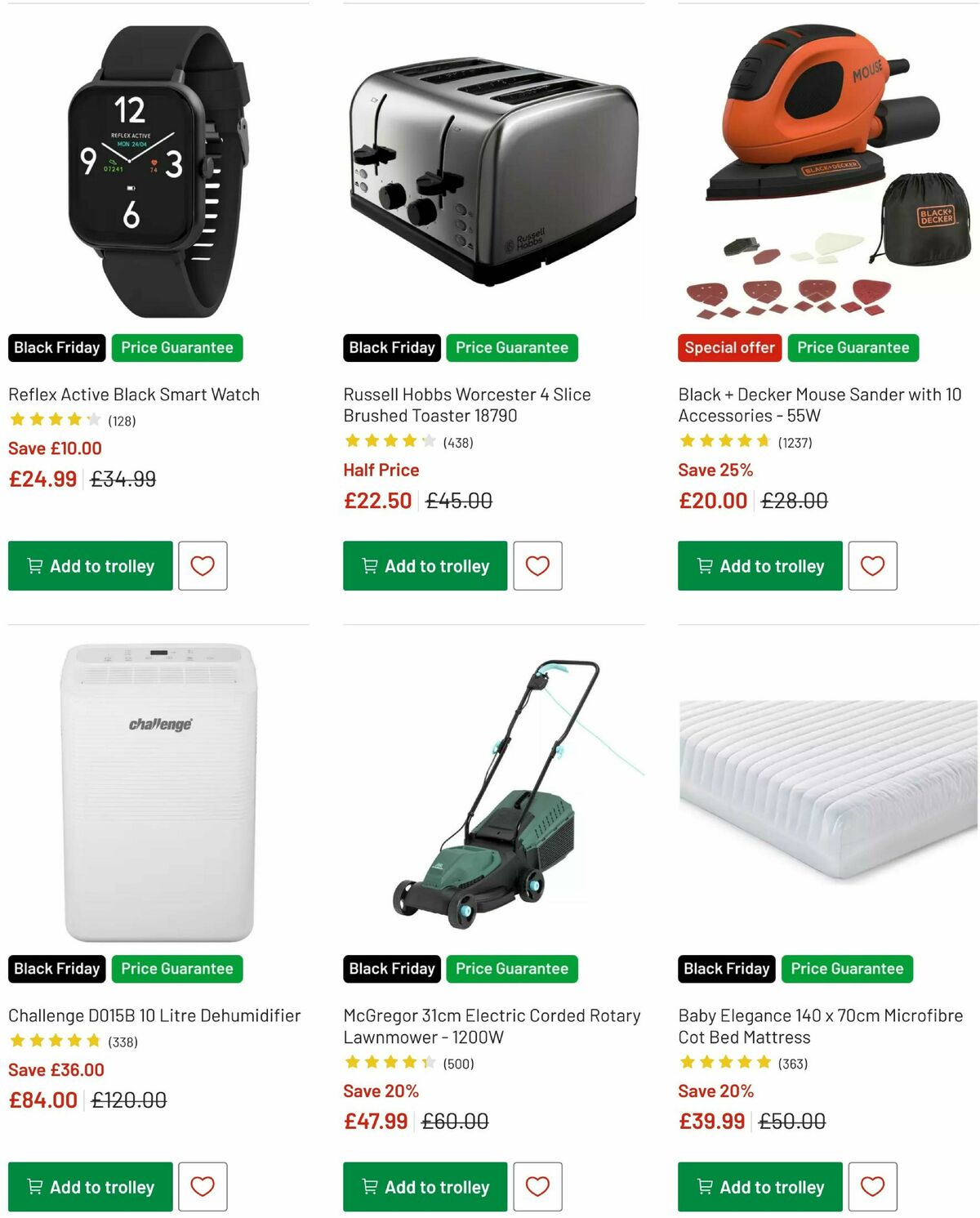 Argos Offers from 12 November