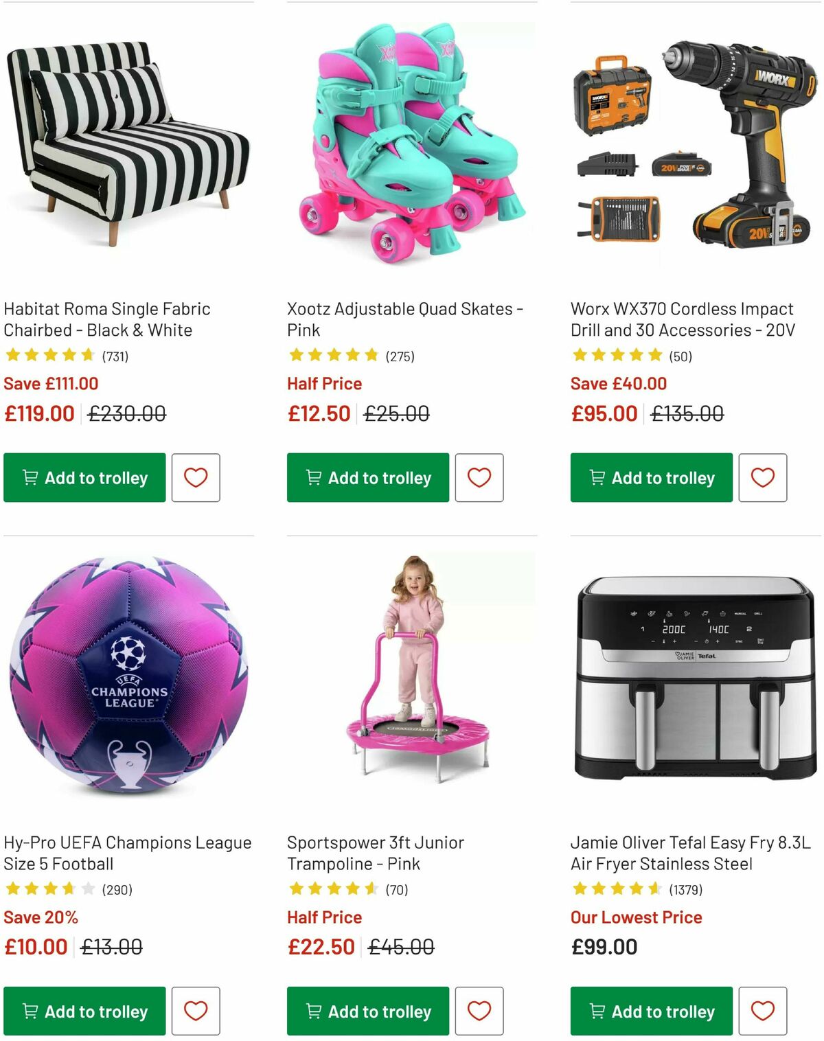 Argos Offers from 3 December