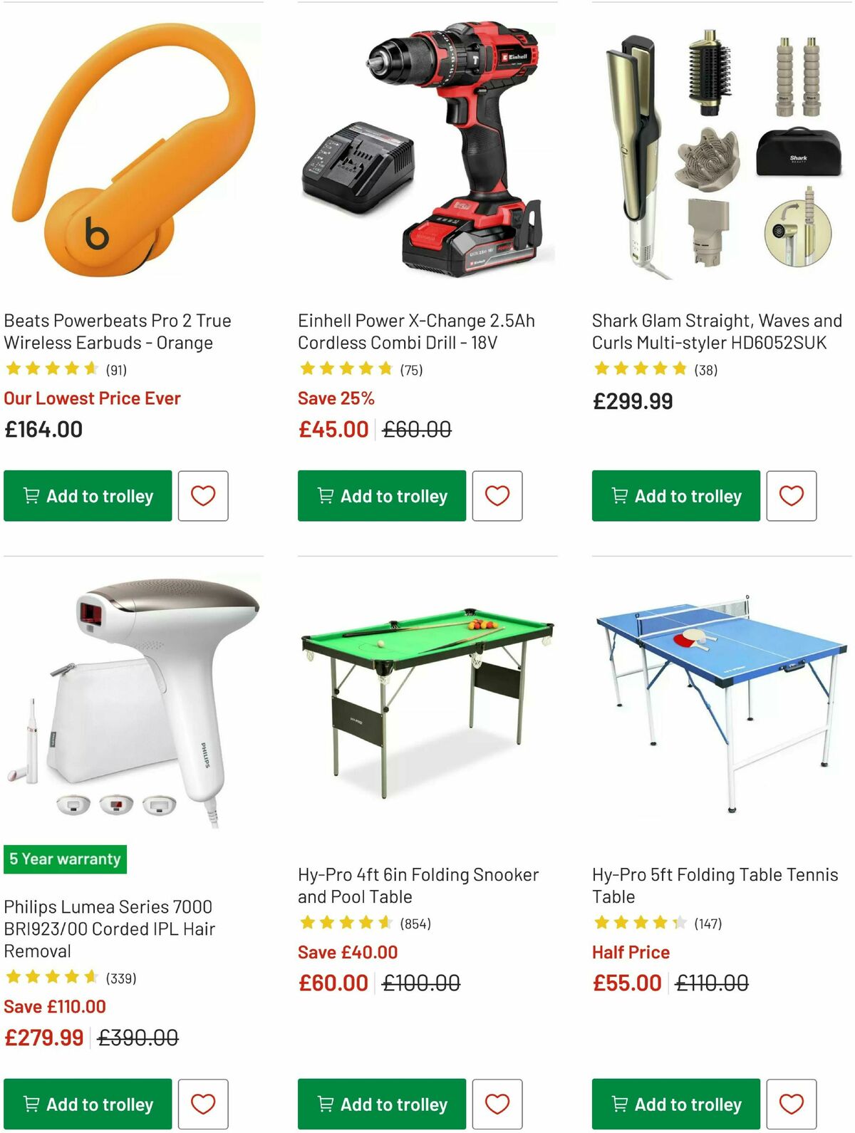 Argos Offers from 3 December