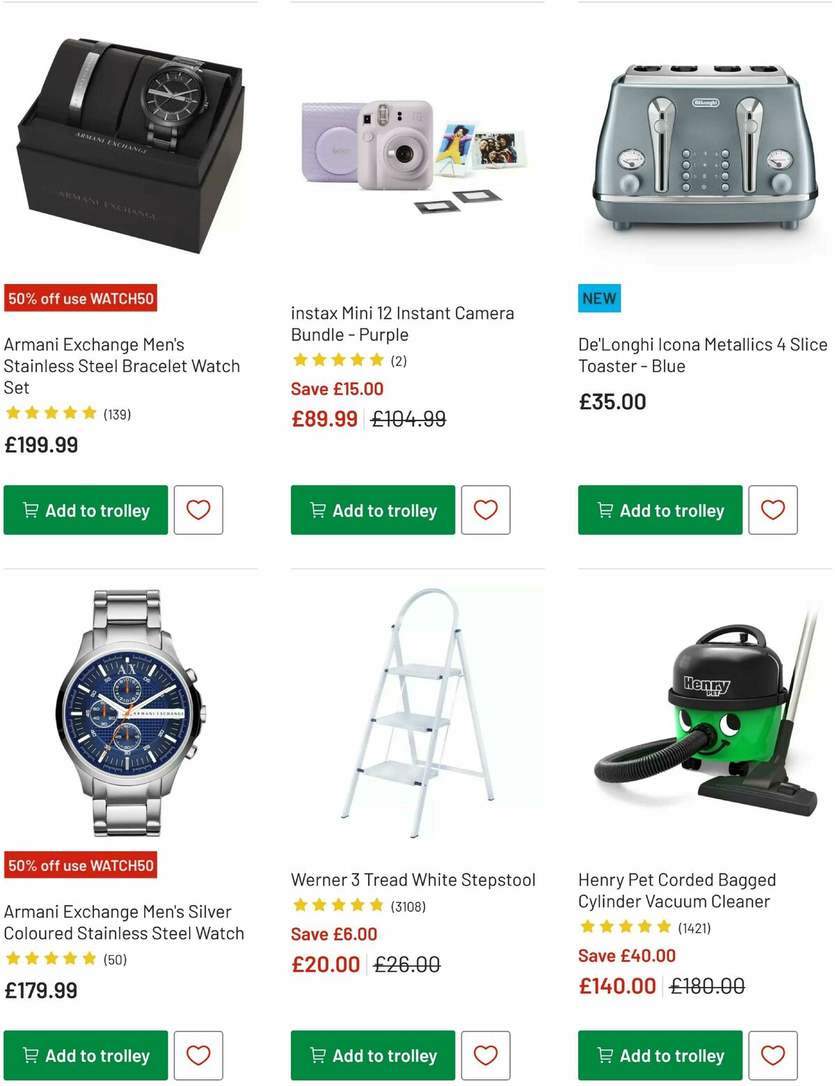 Argos Offers from 3 December