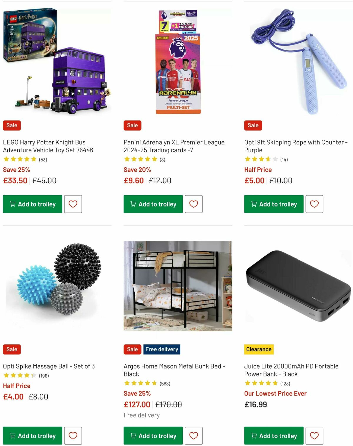 Argos Offers from 18 December