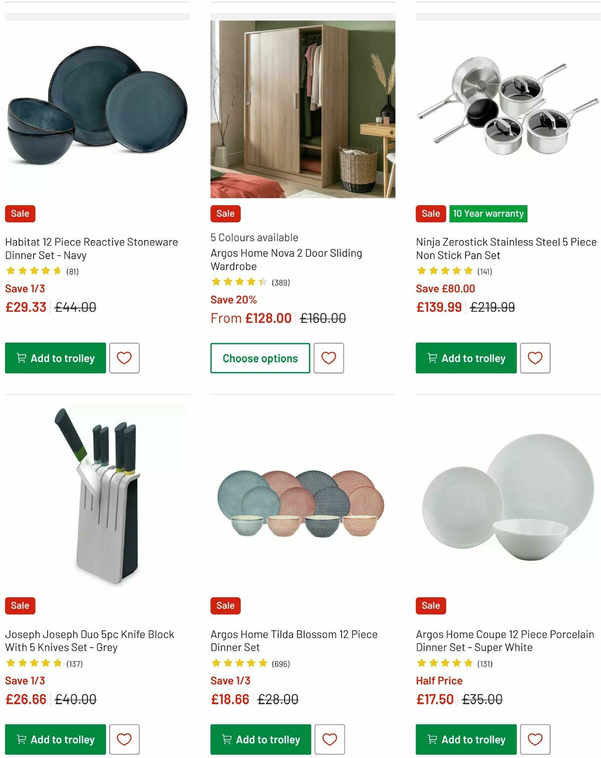 Argos Offers from 18 December