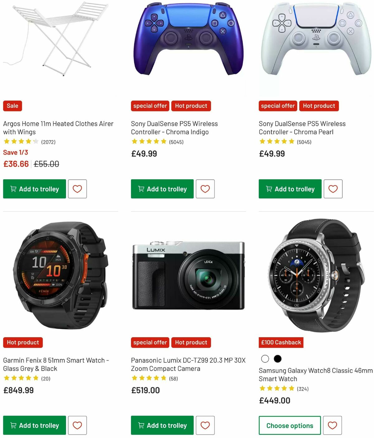 Argos Offers from 18 December