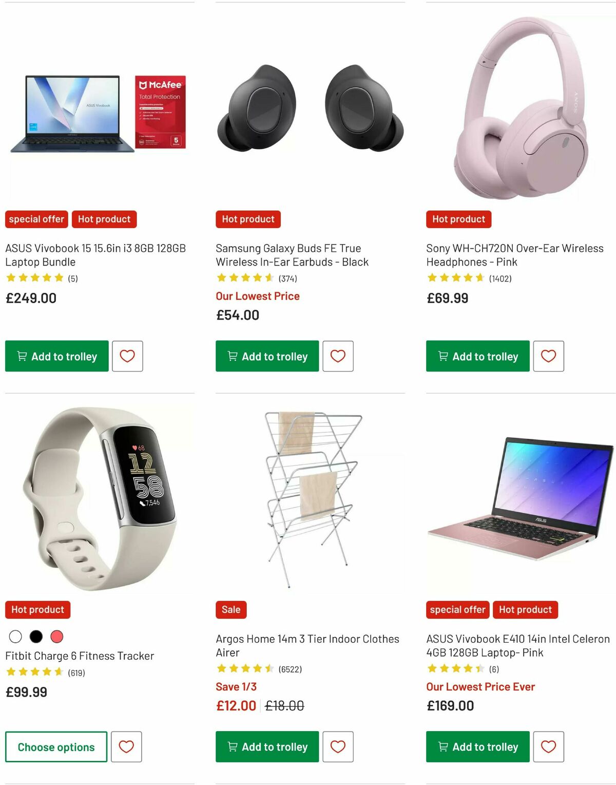 Argos Offers from 18 December