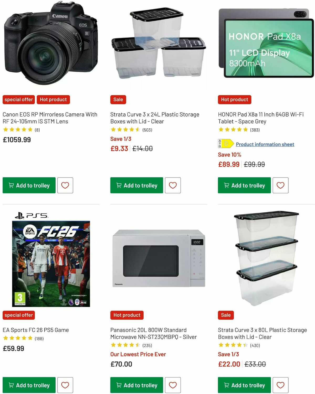 Argos Offers from 18 December