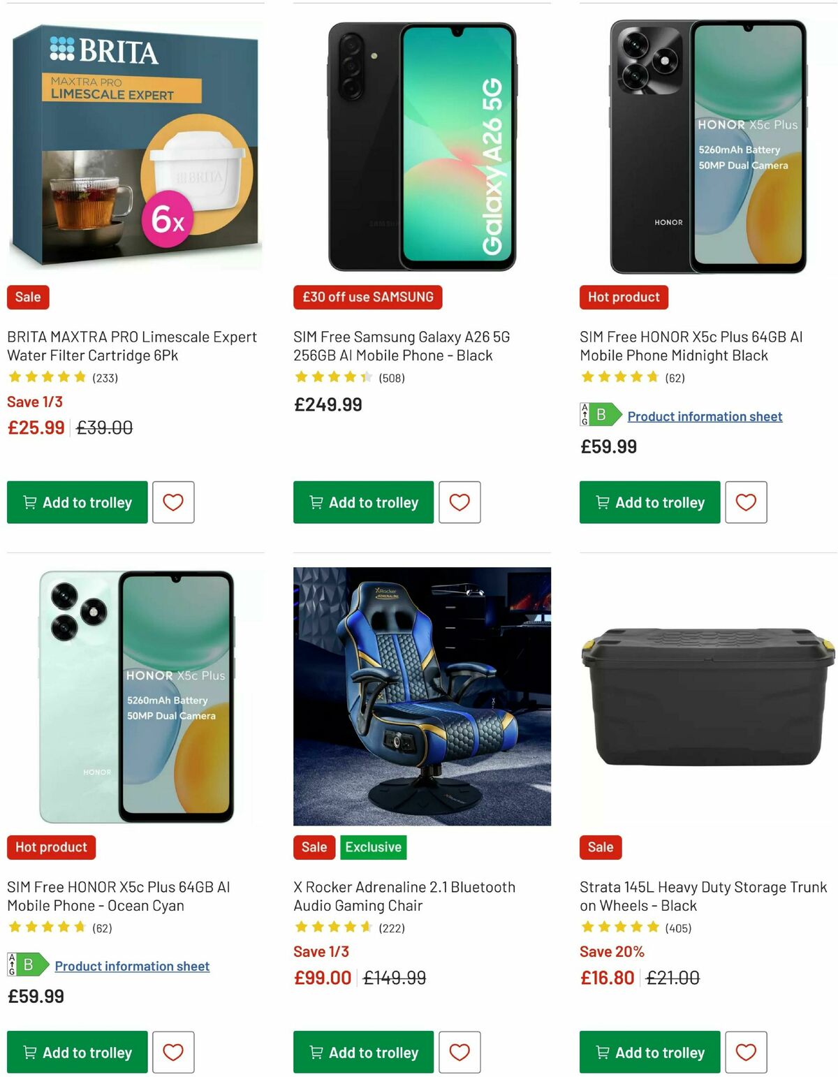 Argos Offers from 18 December