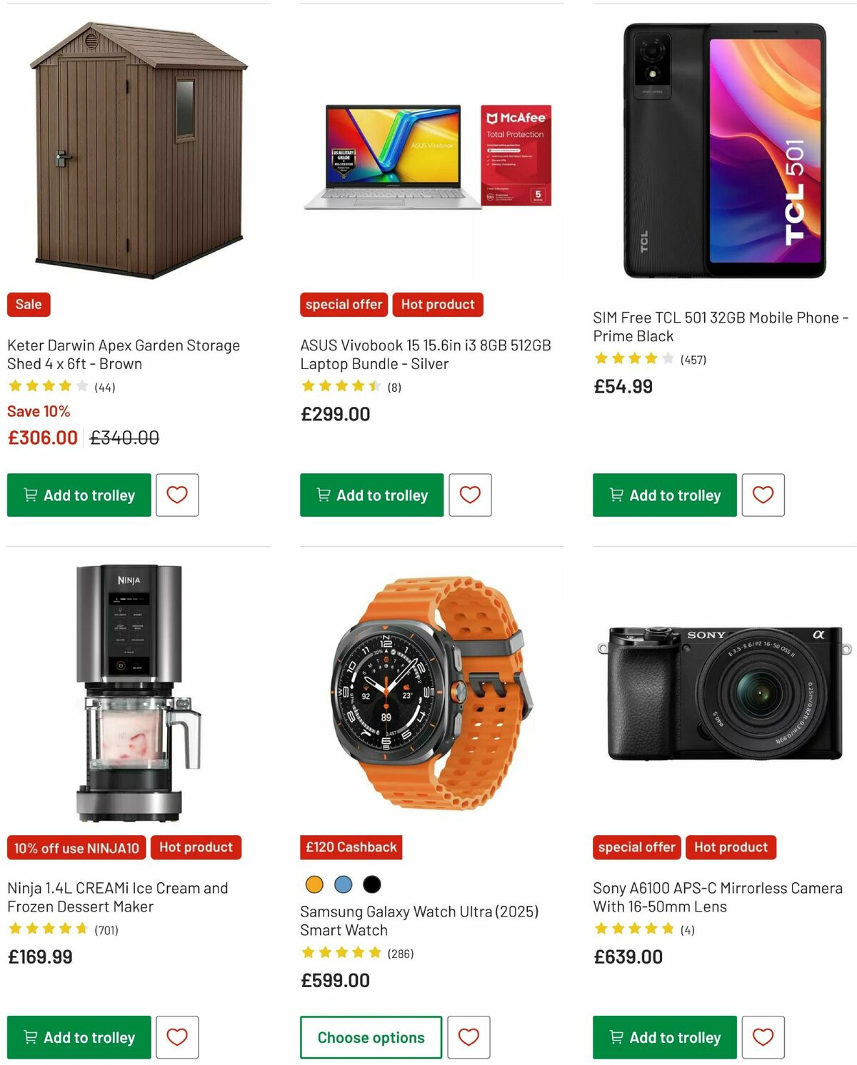 Argos Offers from 18 December