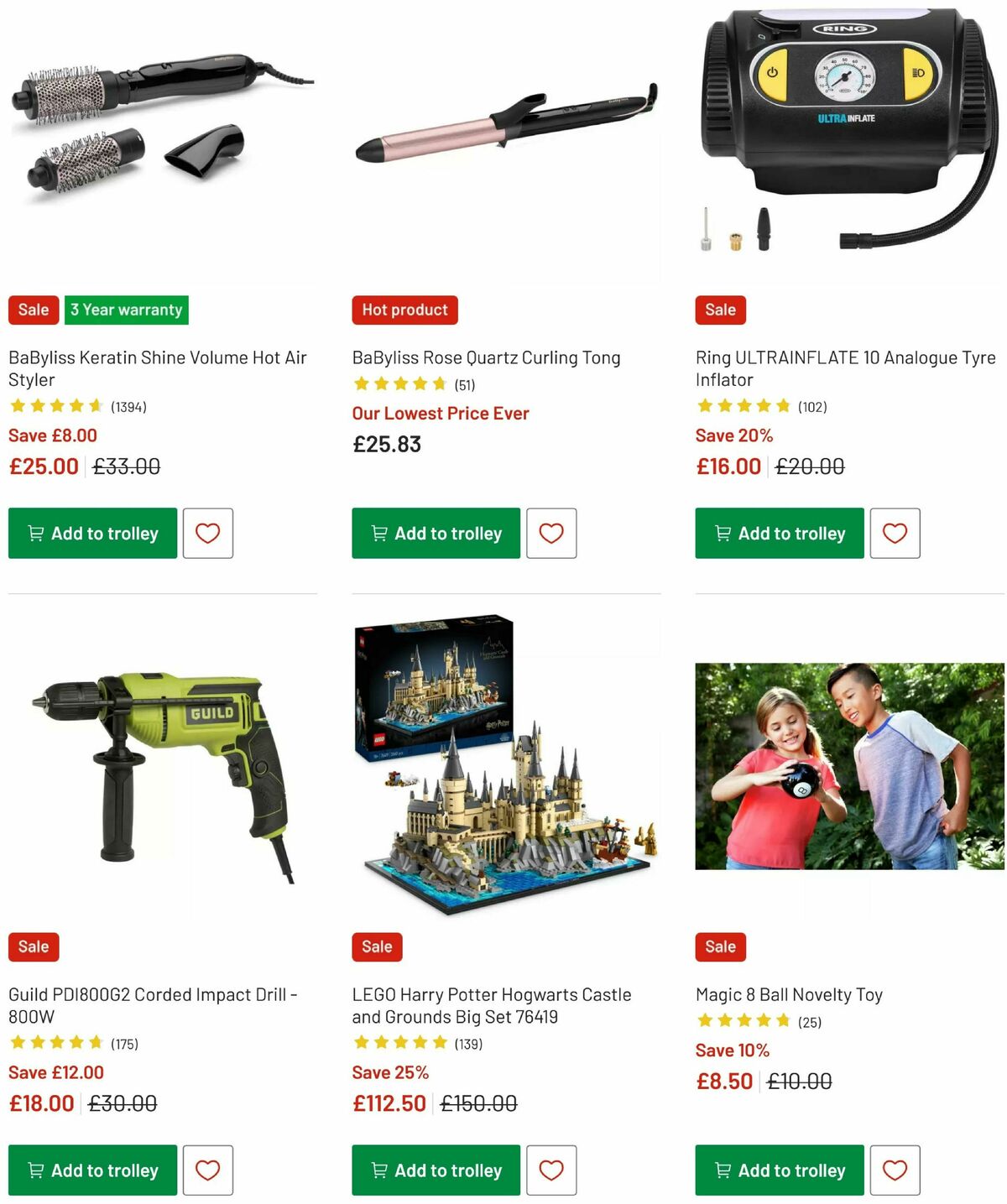 Argos Offers from 18 December