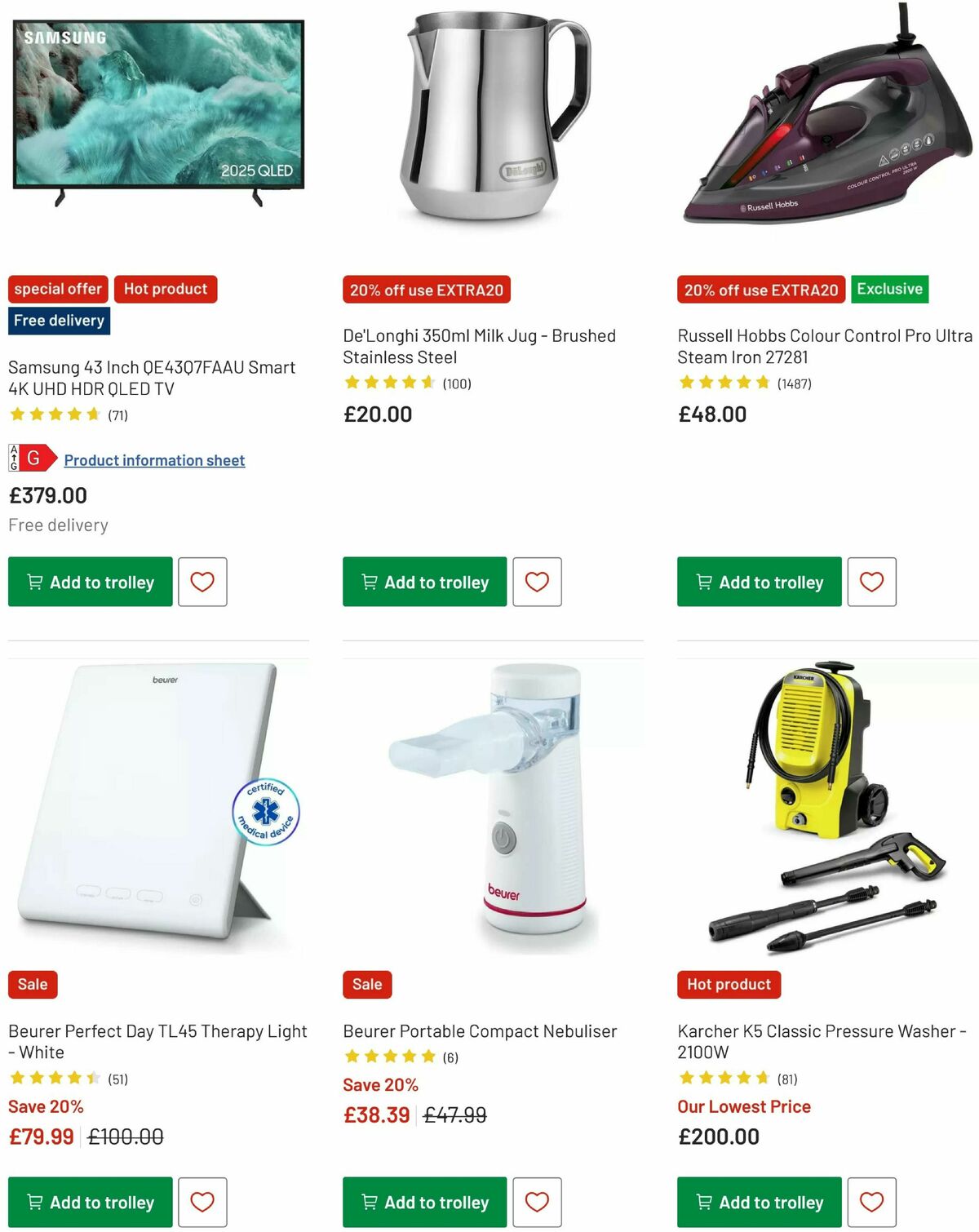 Argos Offers from 18 December