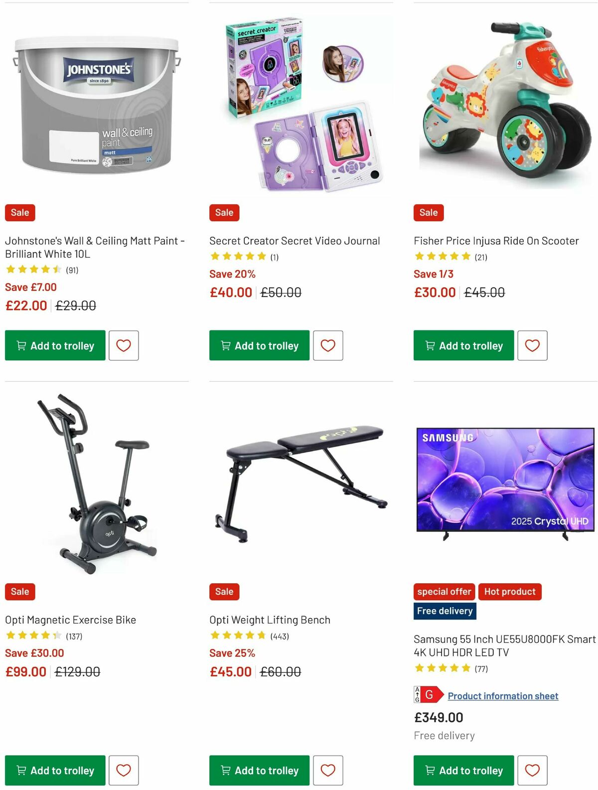 Argos Offers from 18 December