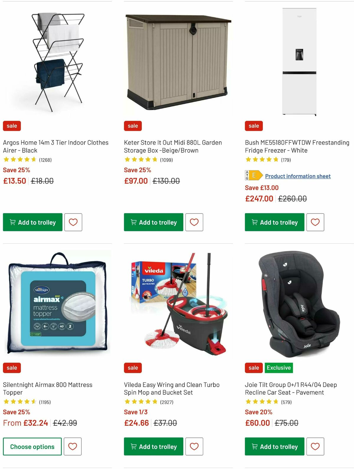 Argos Offers from 31 December
