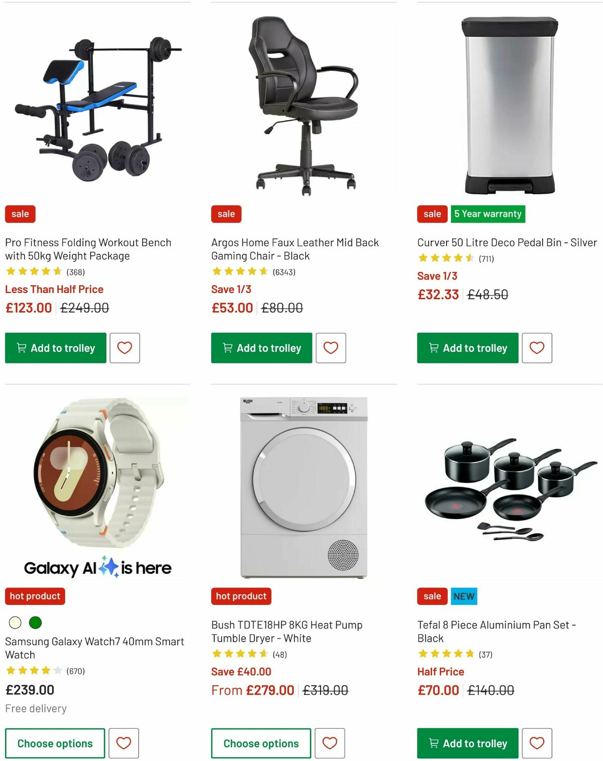 Argos Offers from 31 December