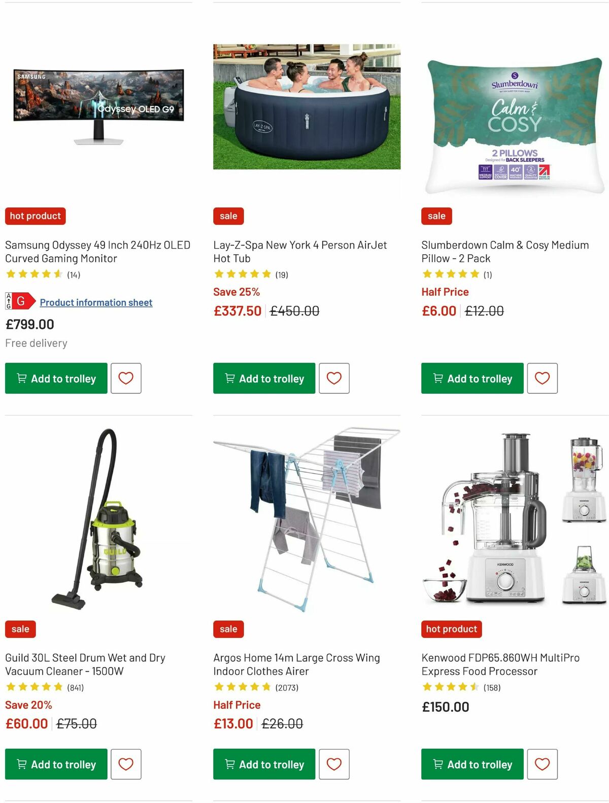 Argos Offers from 31 December