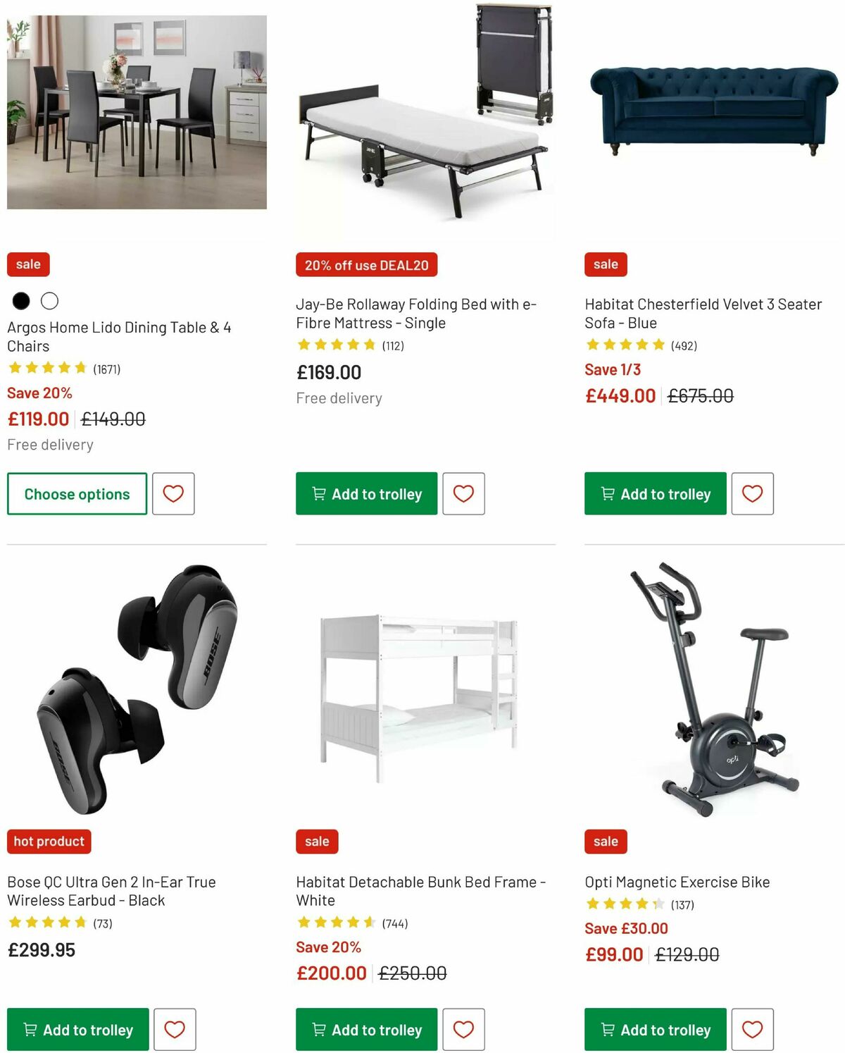 Argos Offers from 31 December