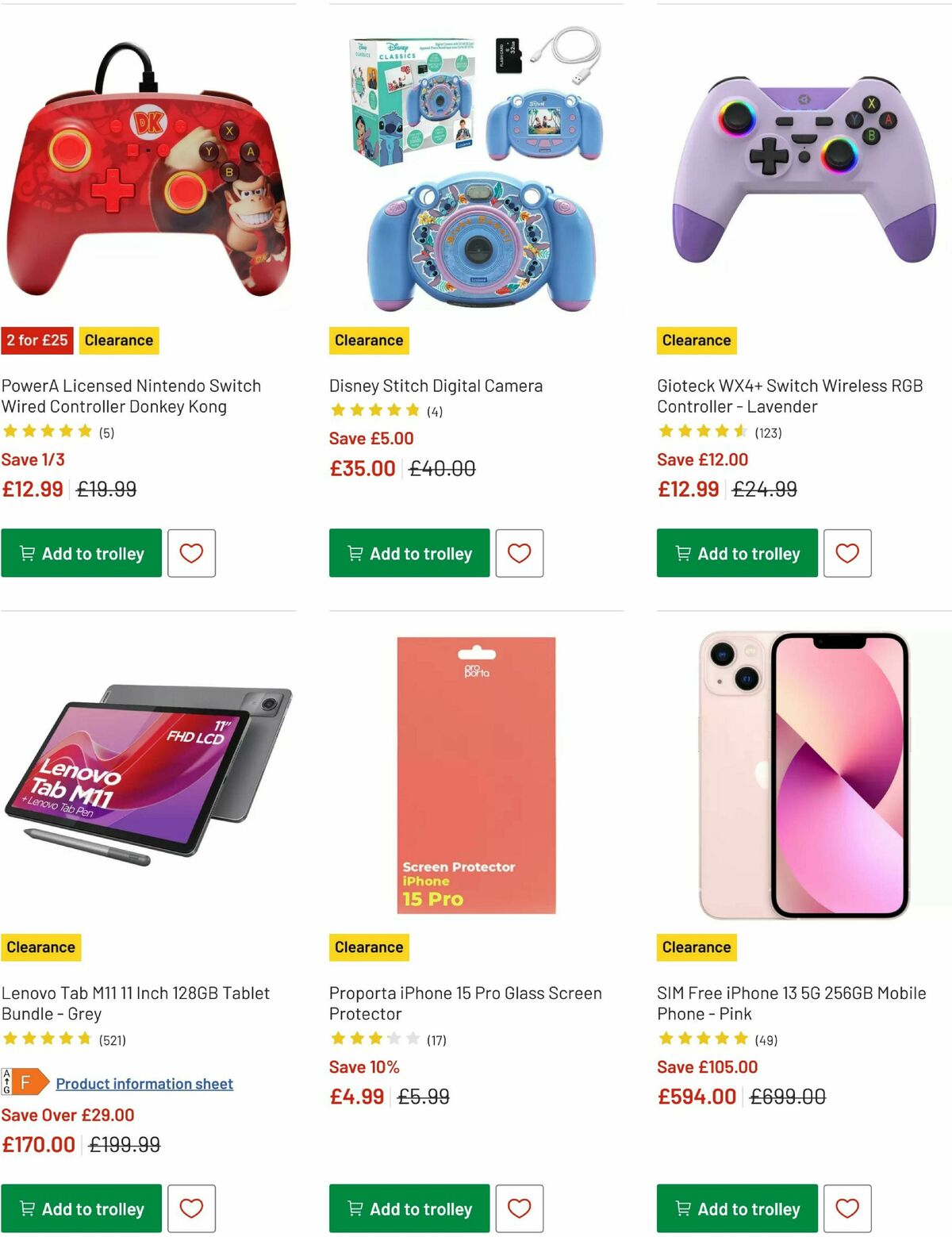 Argos Offers from 16 January