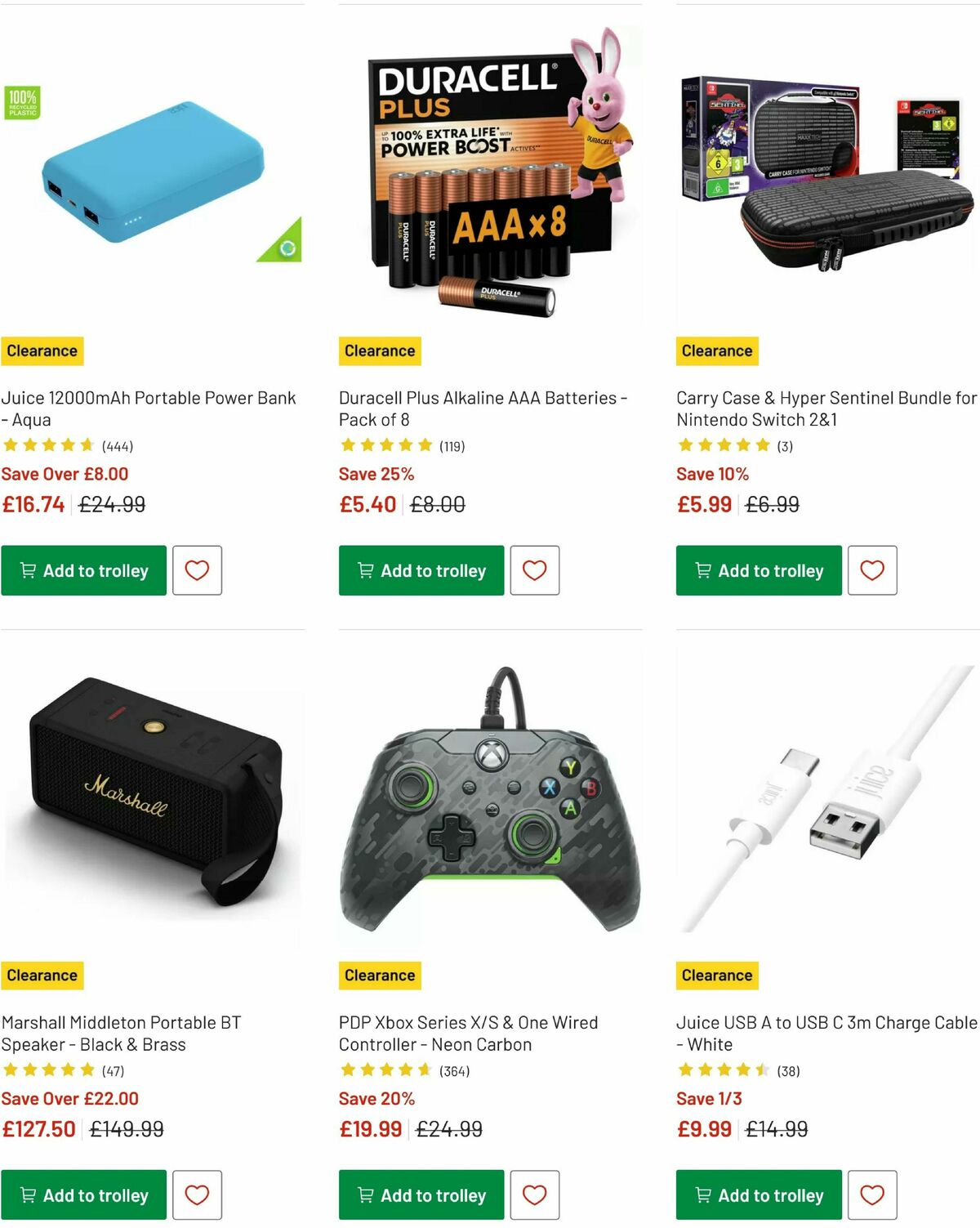 Argos Offers from 16 January