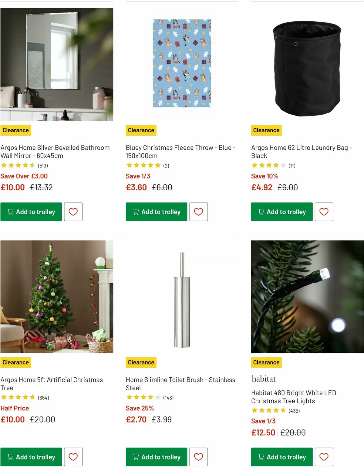 Argos Offers from 16 January