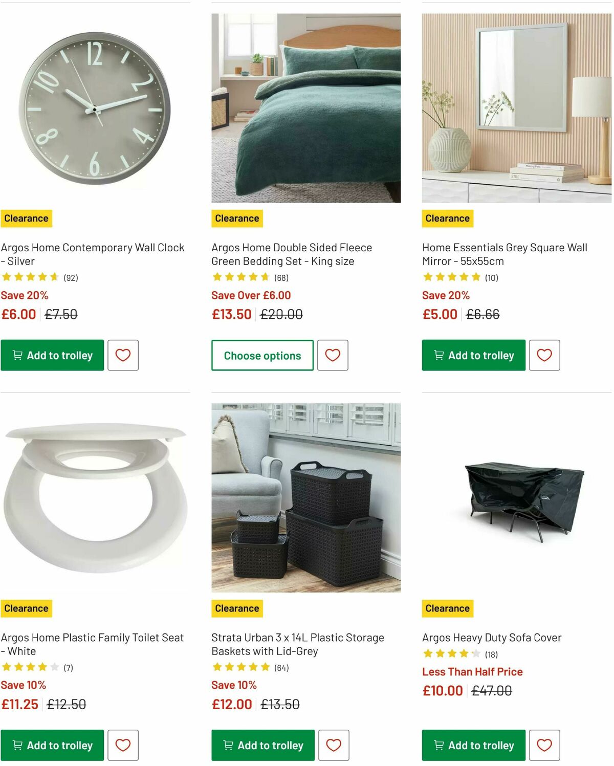 Argos Offers from 16 January