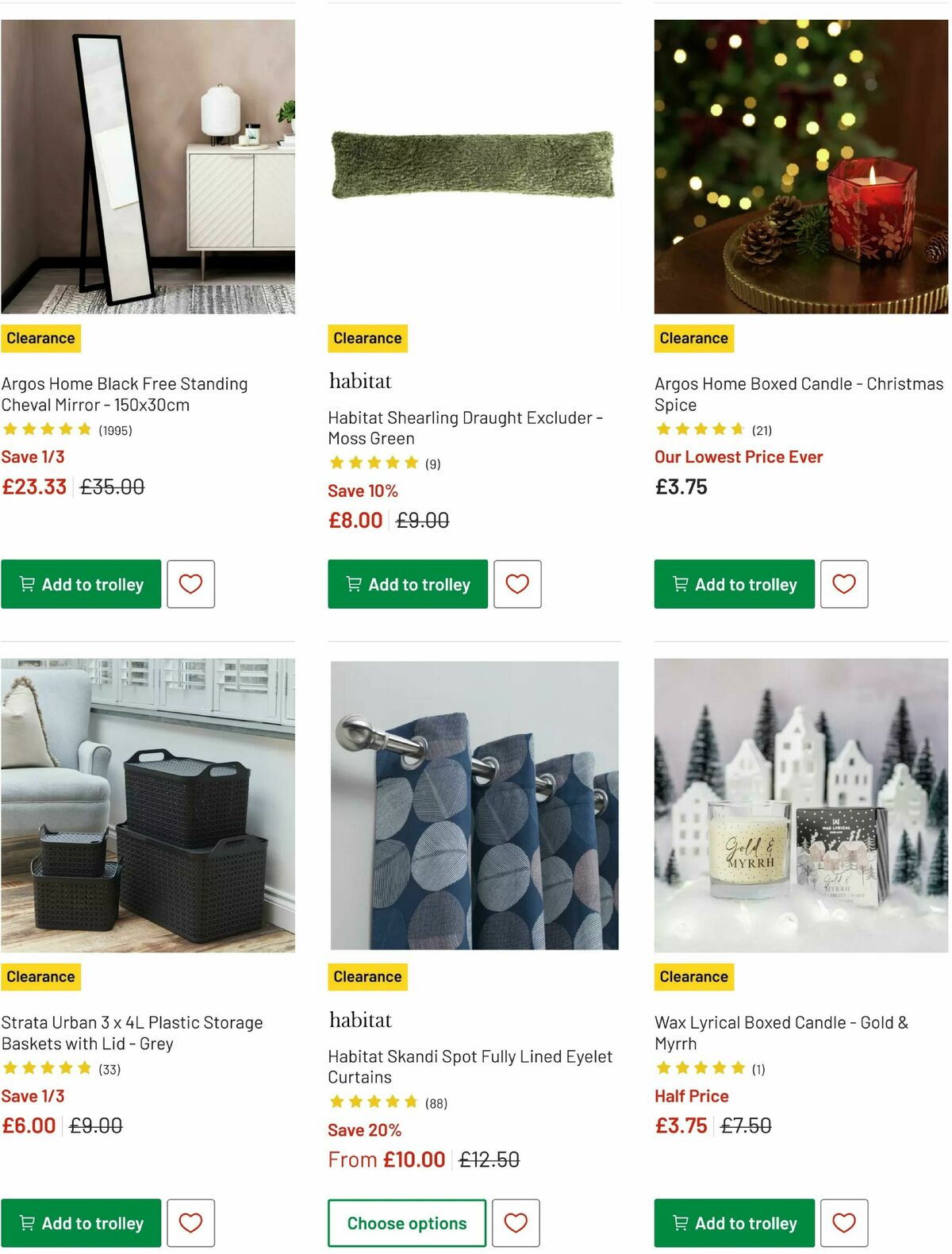 Argos Offers from 16 January