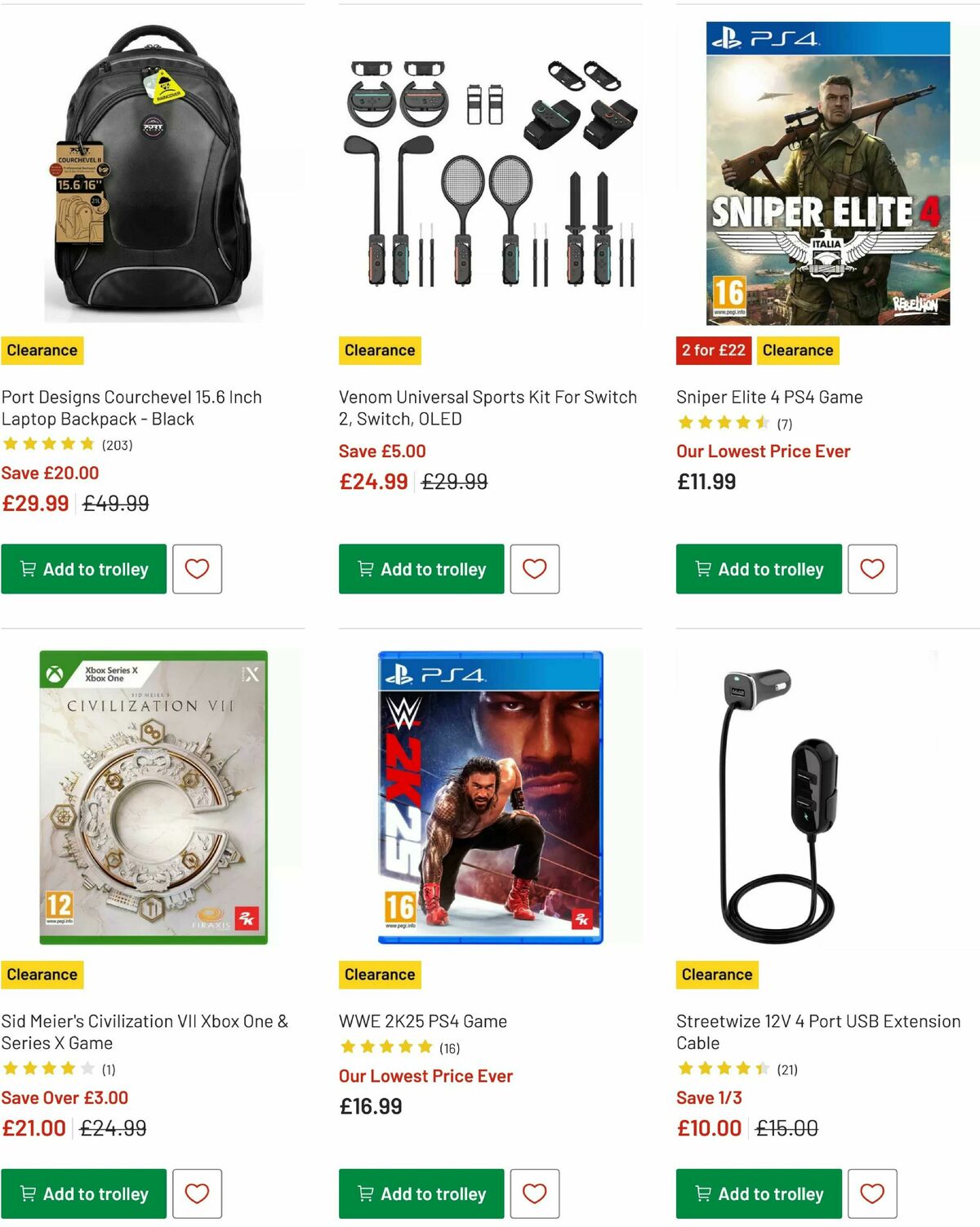 Argos Offers from 16 January