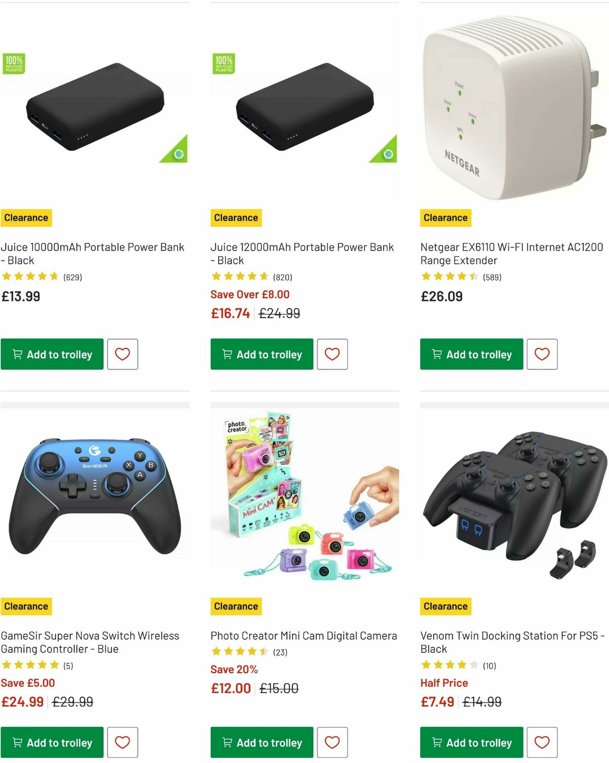 Argos Offers from 16 January