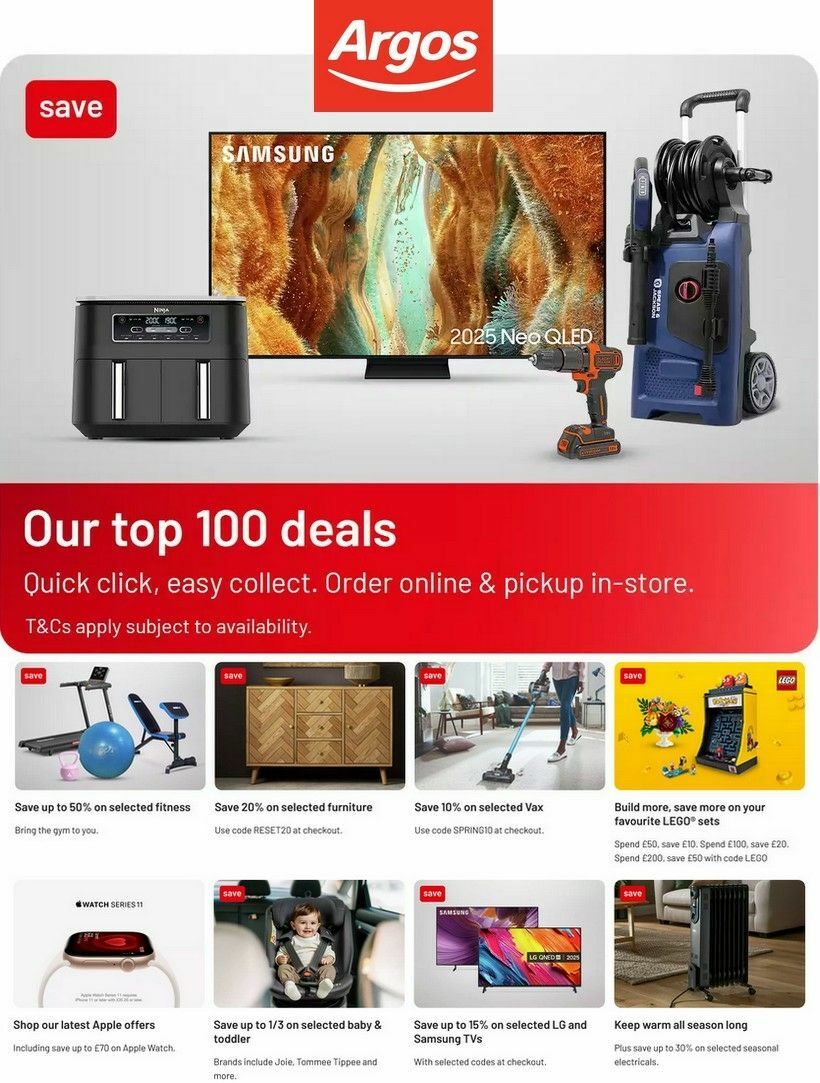 Argos Offers from 27 January
