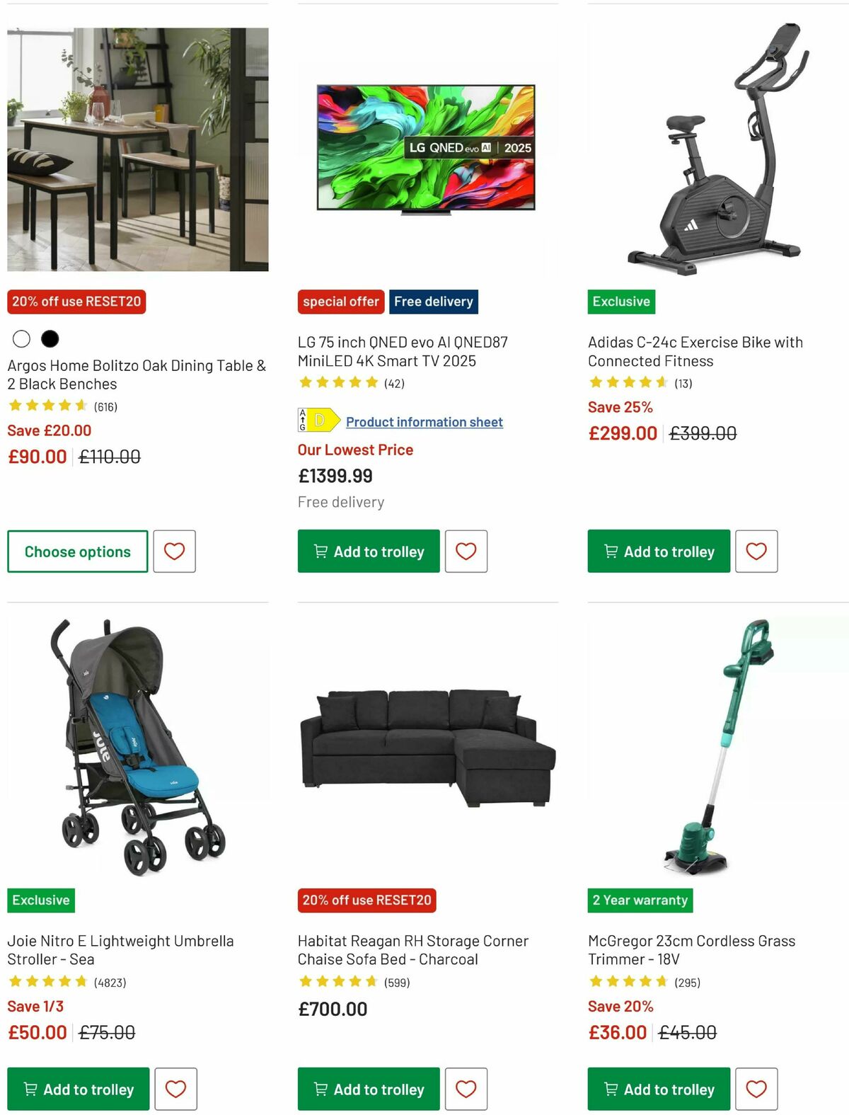 Argos Offers from 27 January