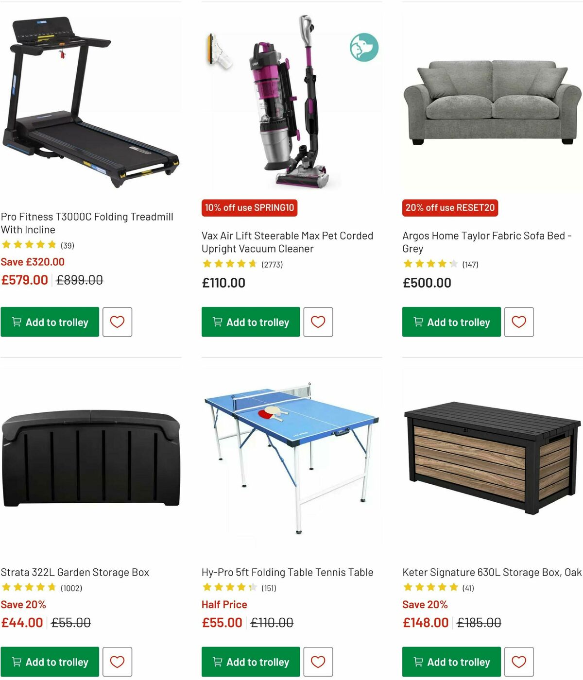 Argos Offers from 27 January