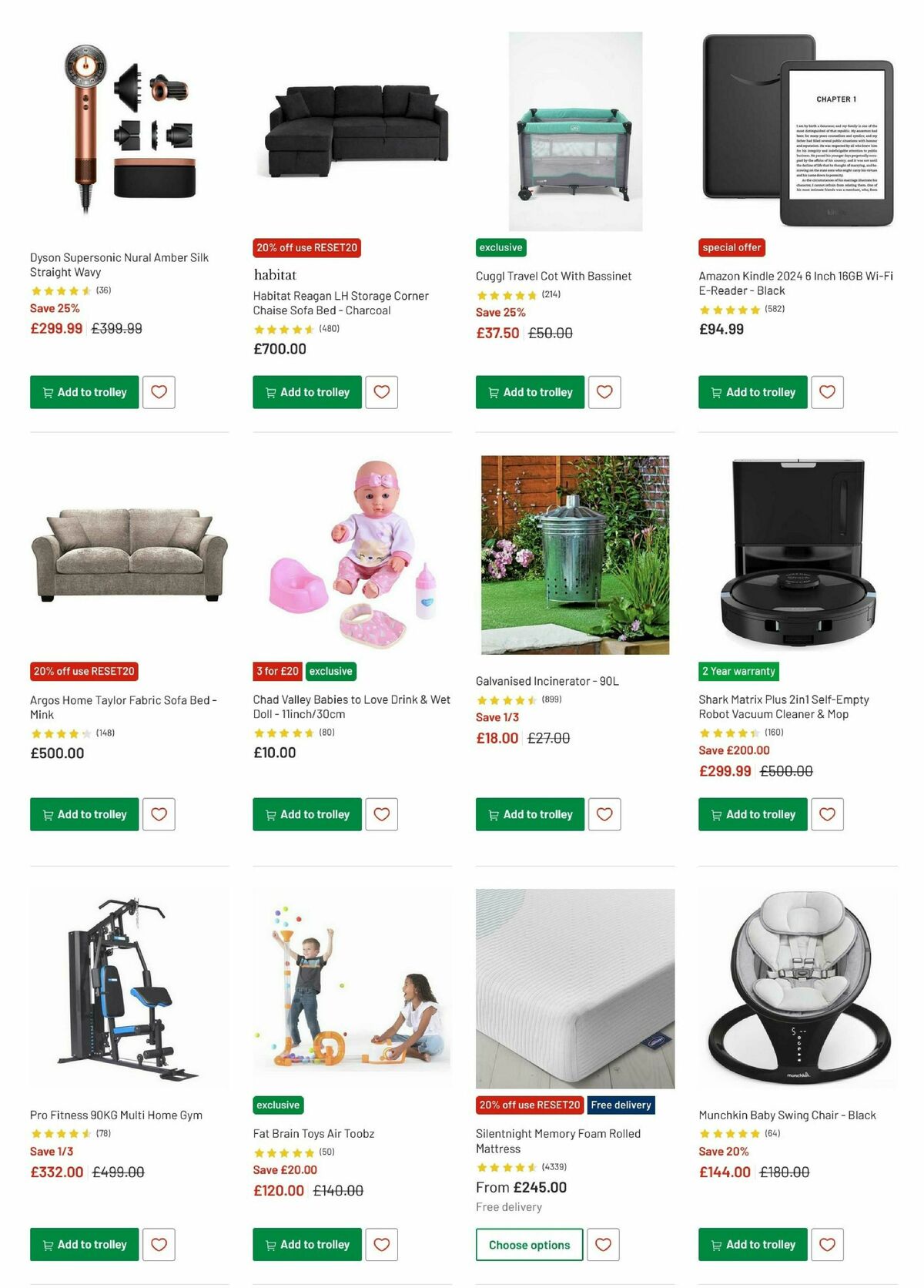 Argos Offers from 10 February