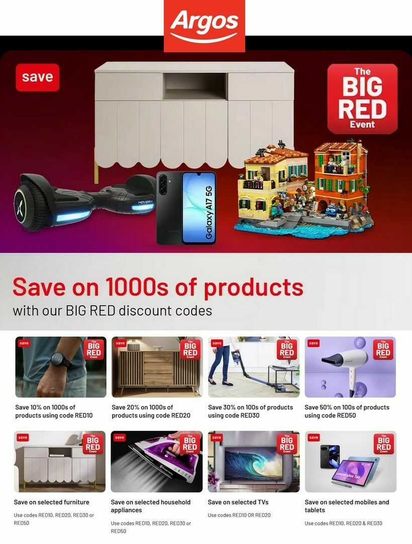 Argos Offers from 13 February
