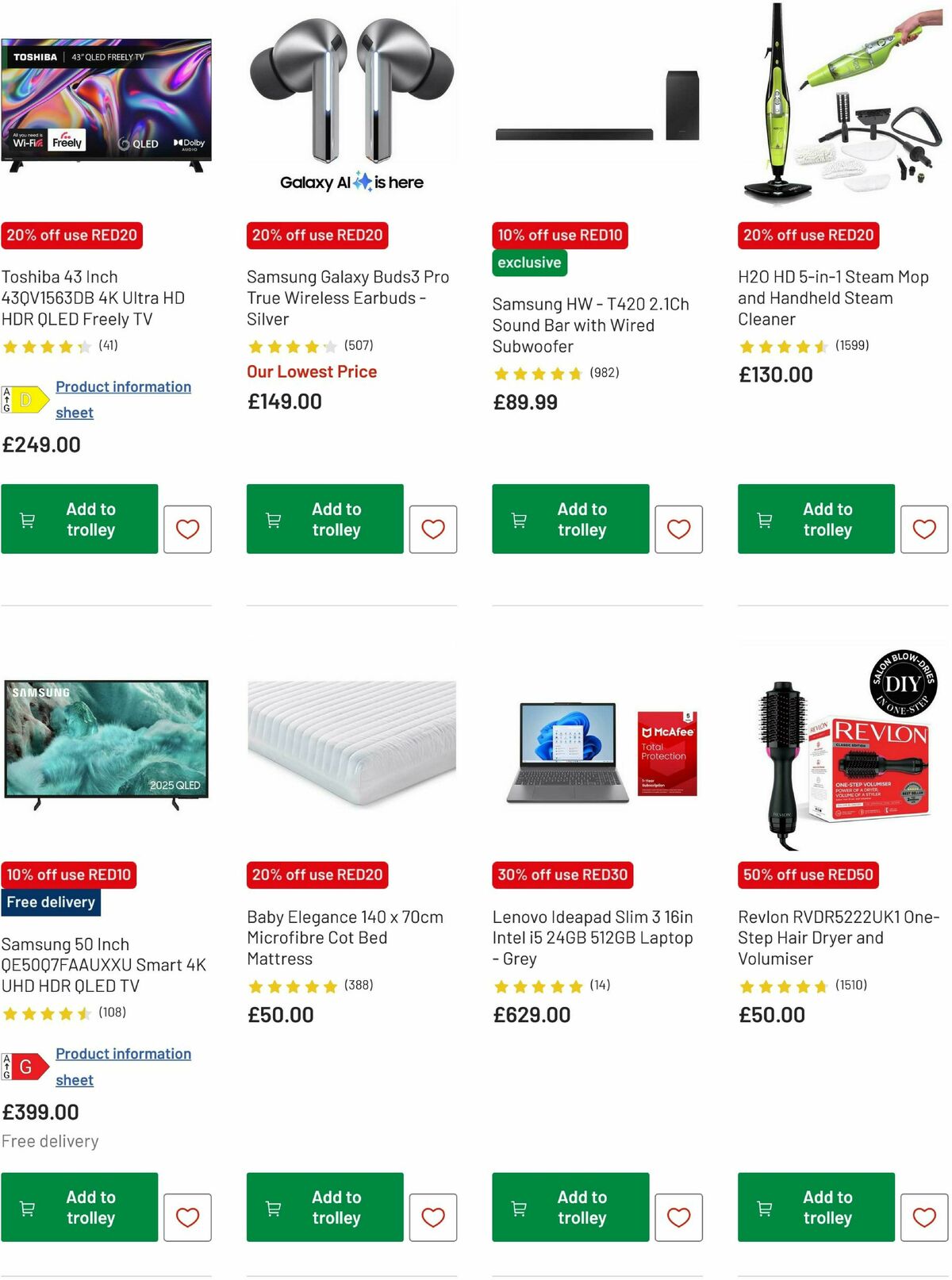Argos Offers from 13 February