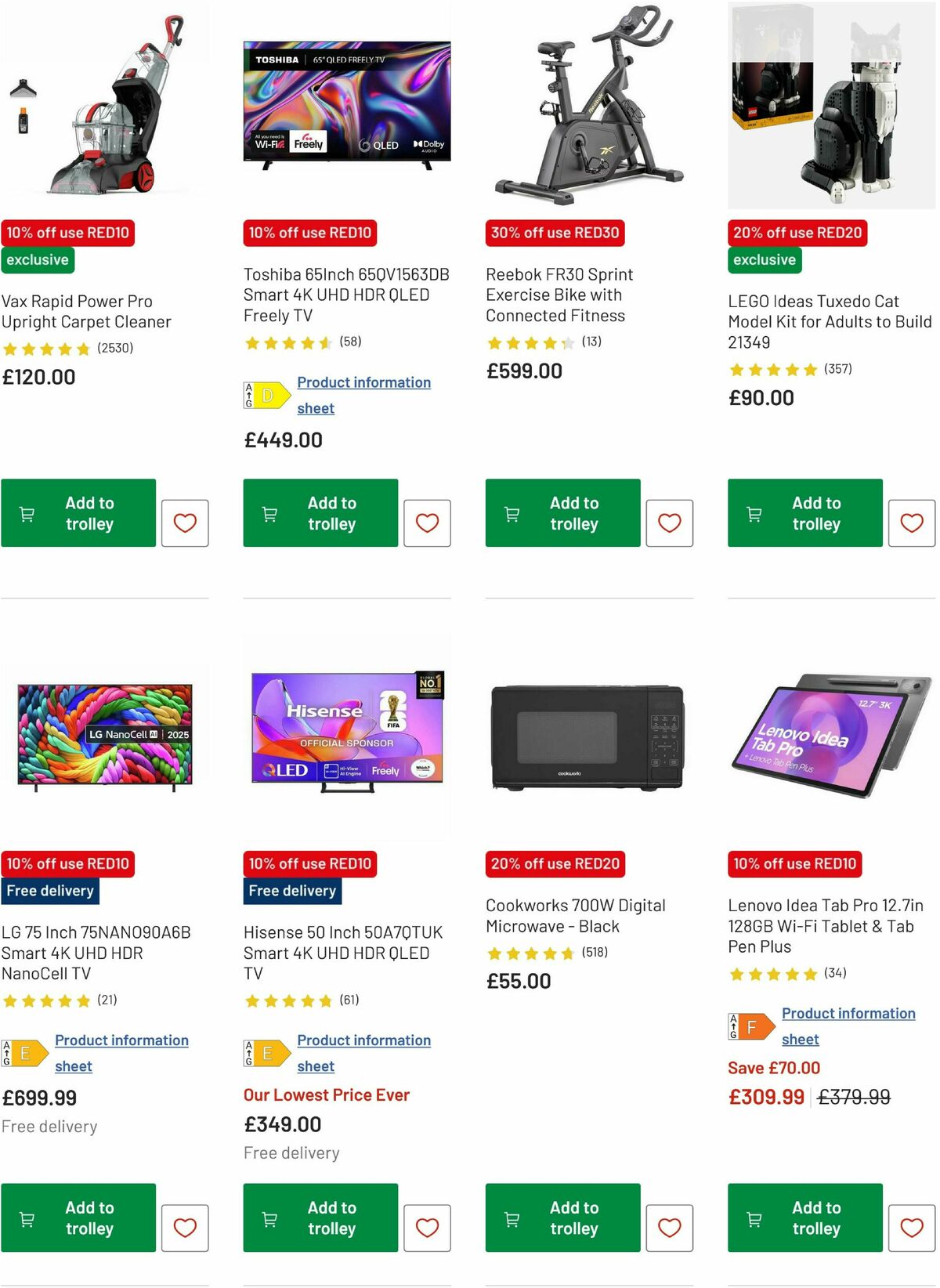 Argos Offers from 13 February