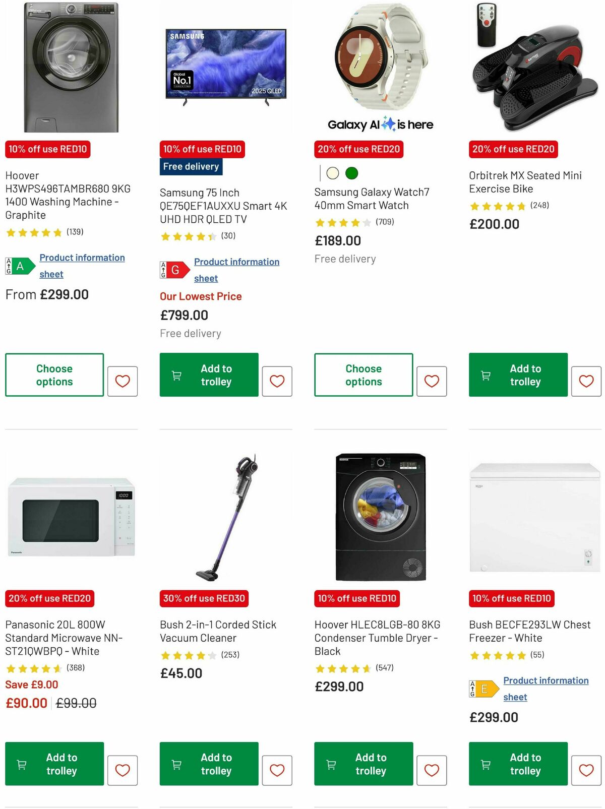 Argos Offers from 13 February