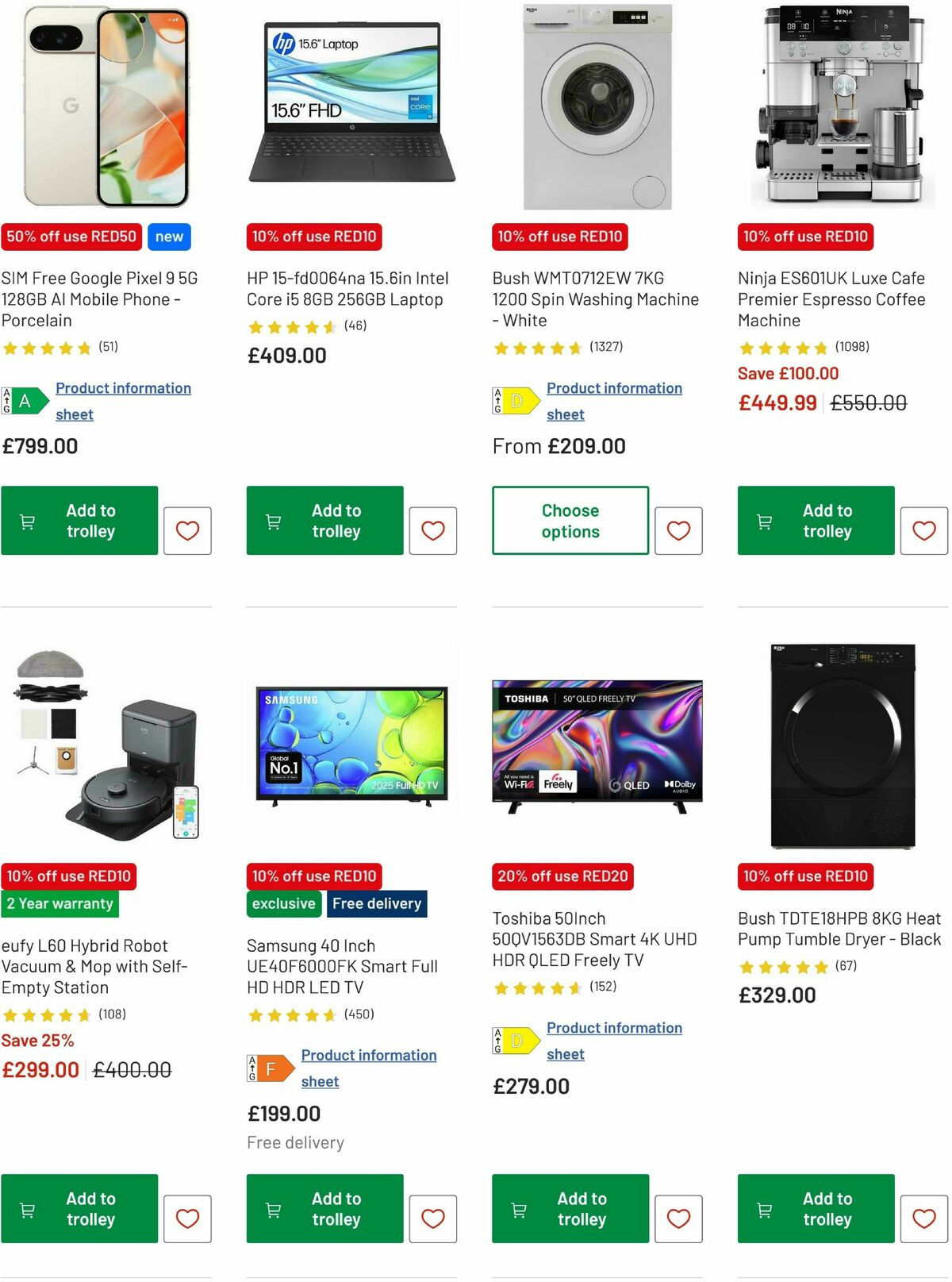 Argos Offers from 13 February