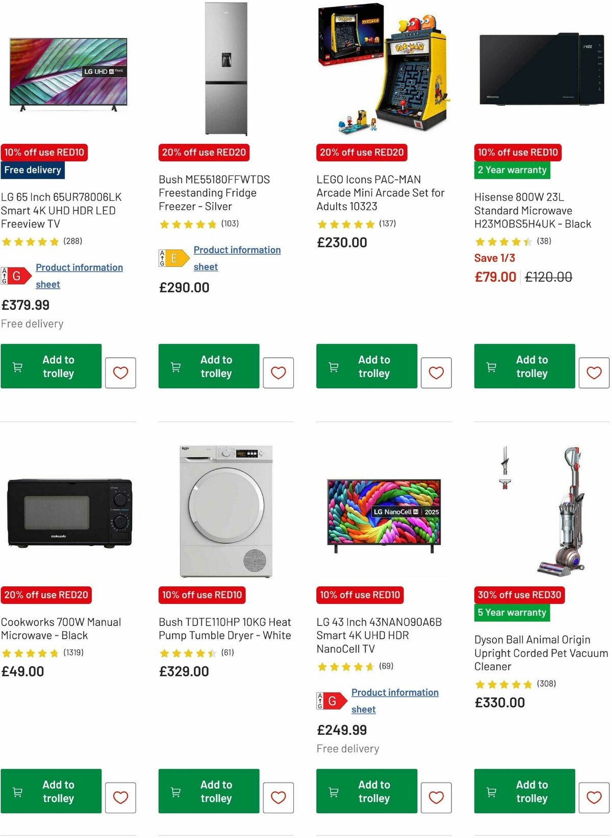 Argos Offers from 13 February