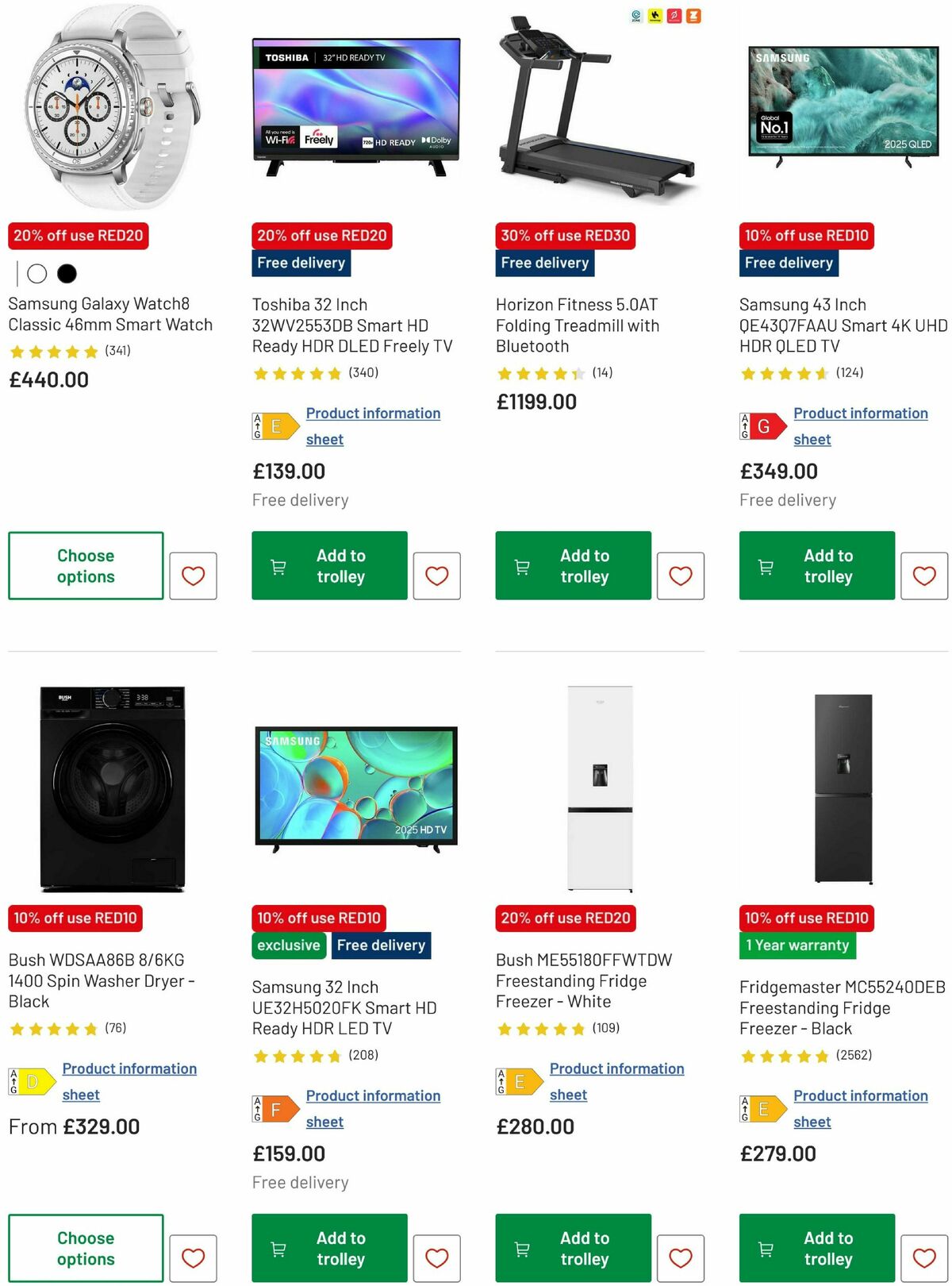 Argos Offers from 13 February