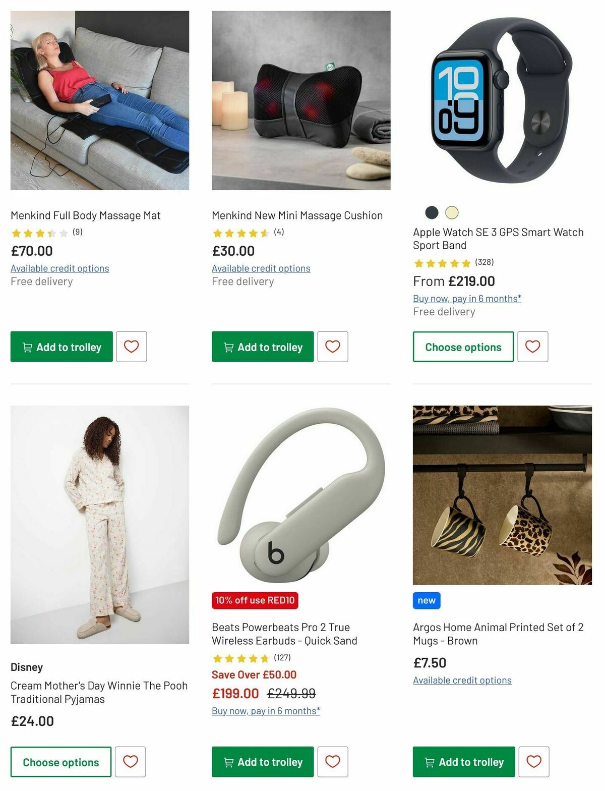 Argos Mother's Day Offers from 24 February