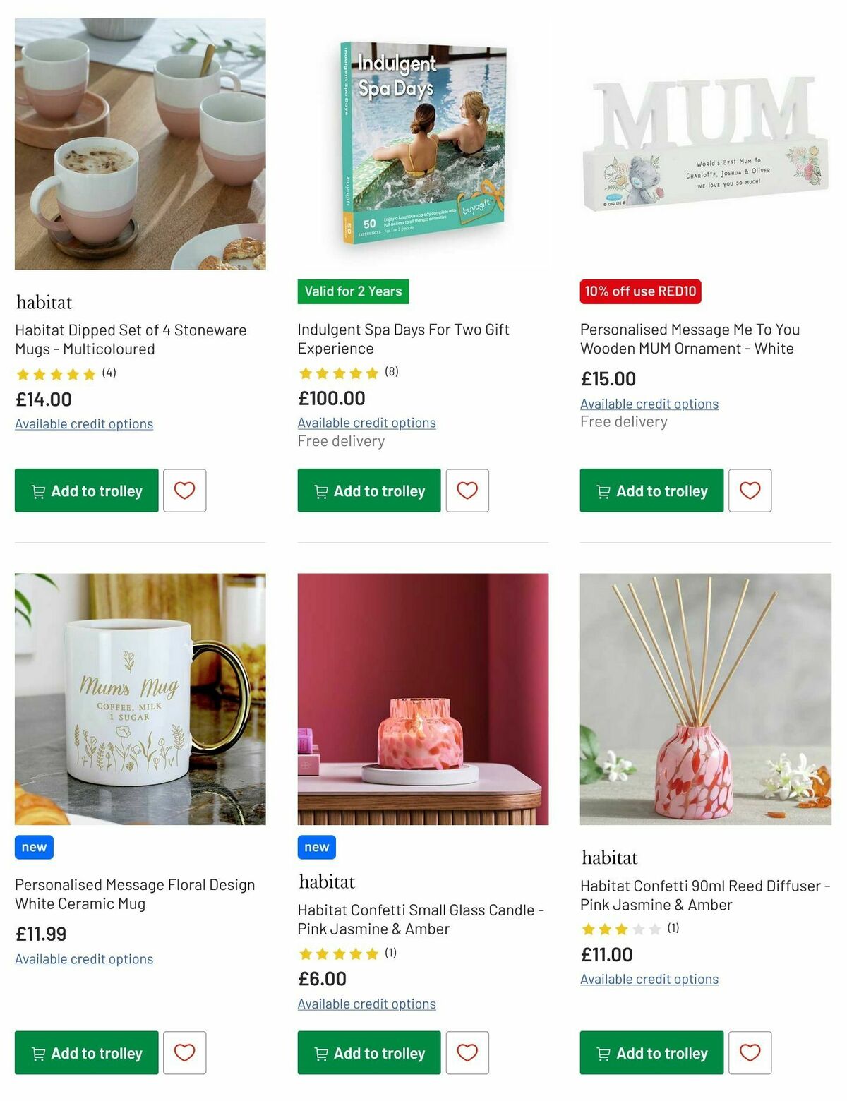 Argos Mother's Day Offers from 24 February