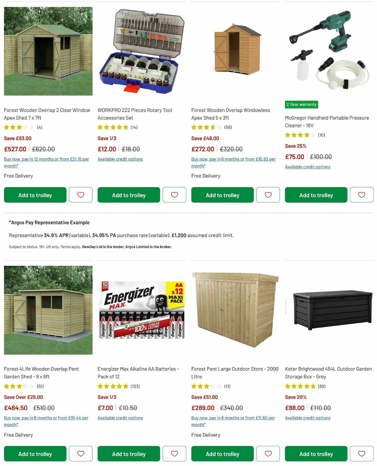 Argos Offers from 16 March