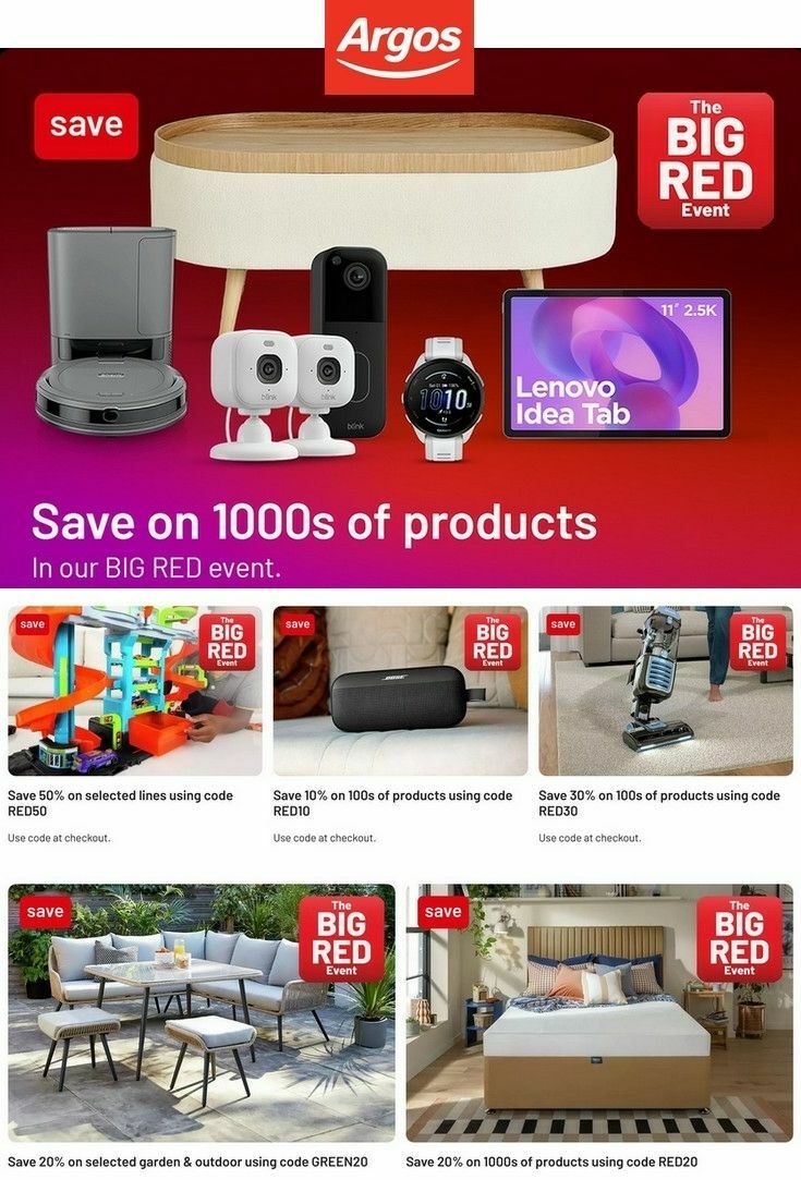 Argos Offers from 27 March