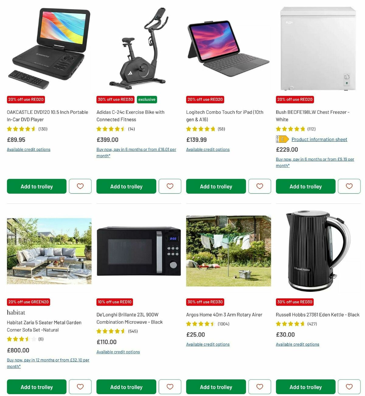 Argos Offers from 27 March