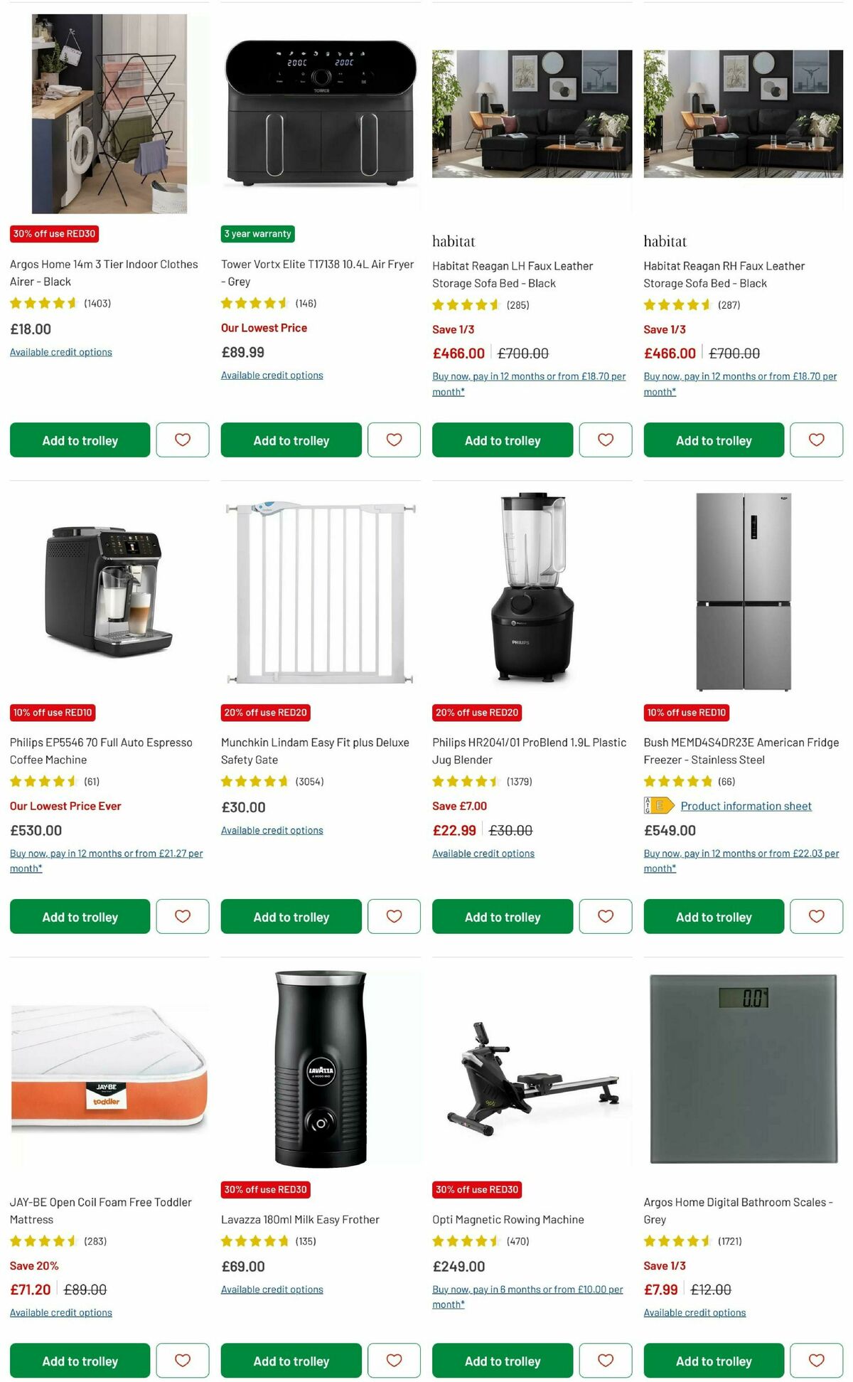 Argos Offers from 27 March